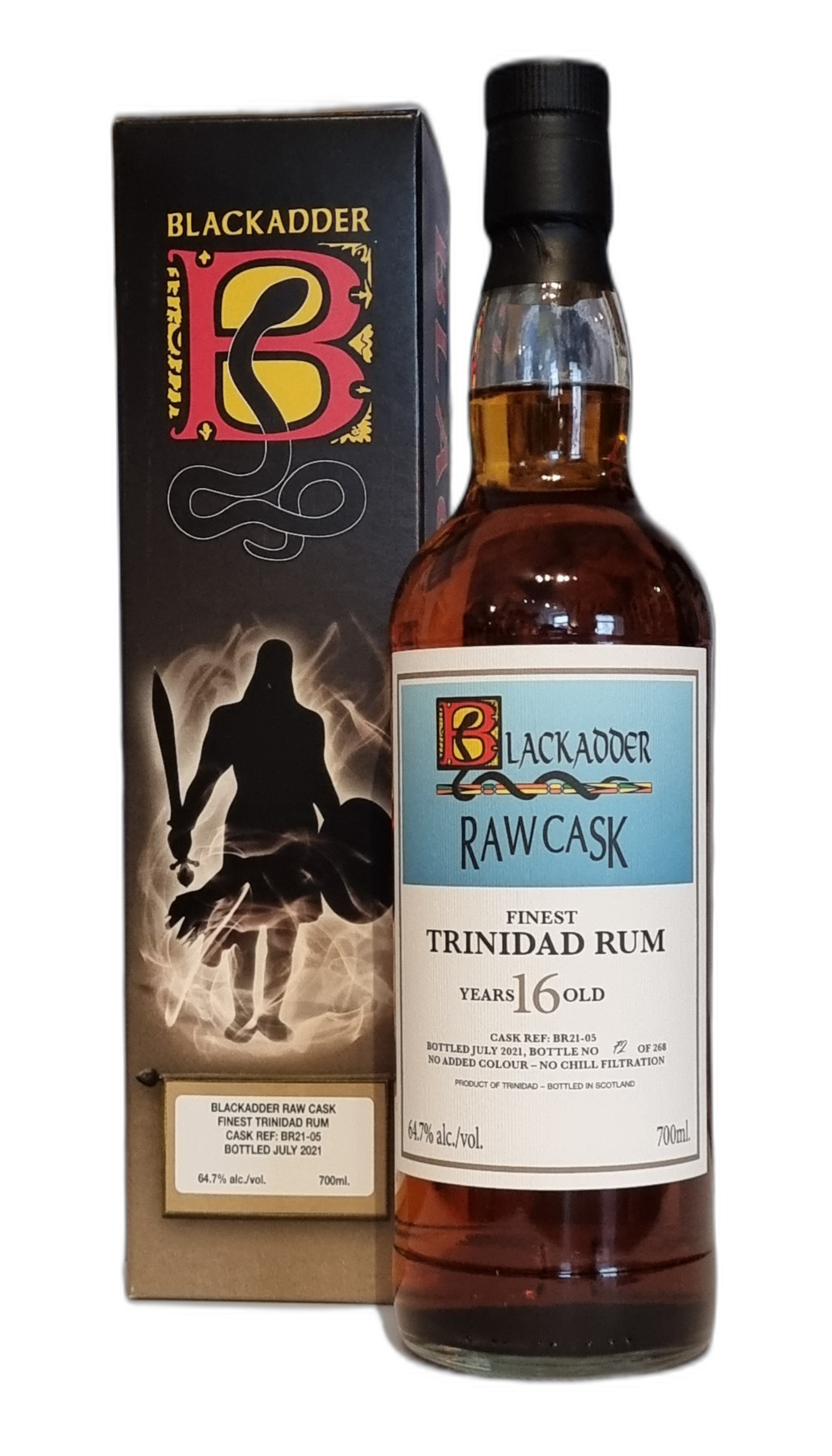 Blackadder Raw Cask Trinidad Rum 16 Years Old