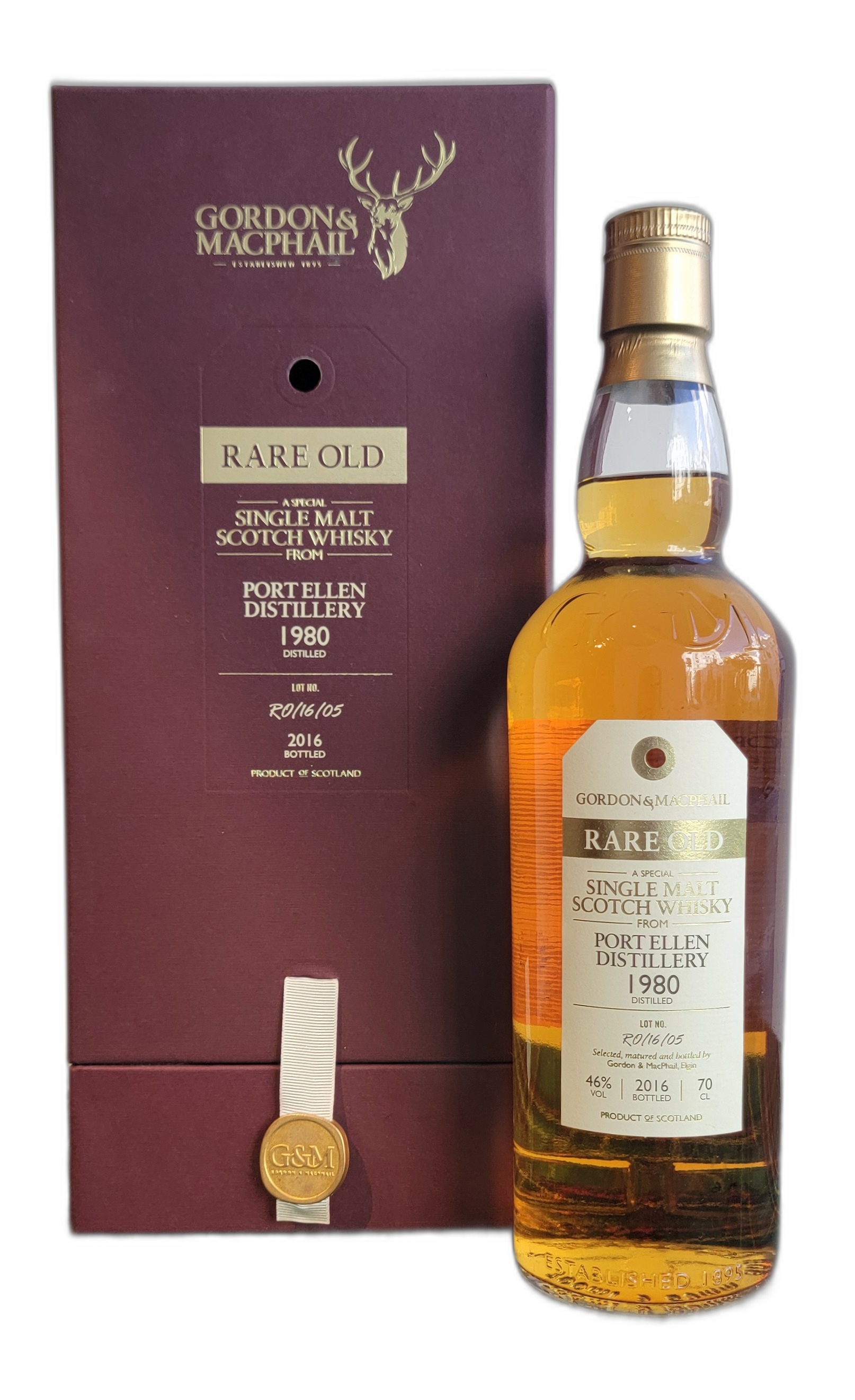 Gordon & MacPhail 'Rare Old' Port Ellen 1980 36 Years Old