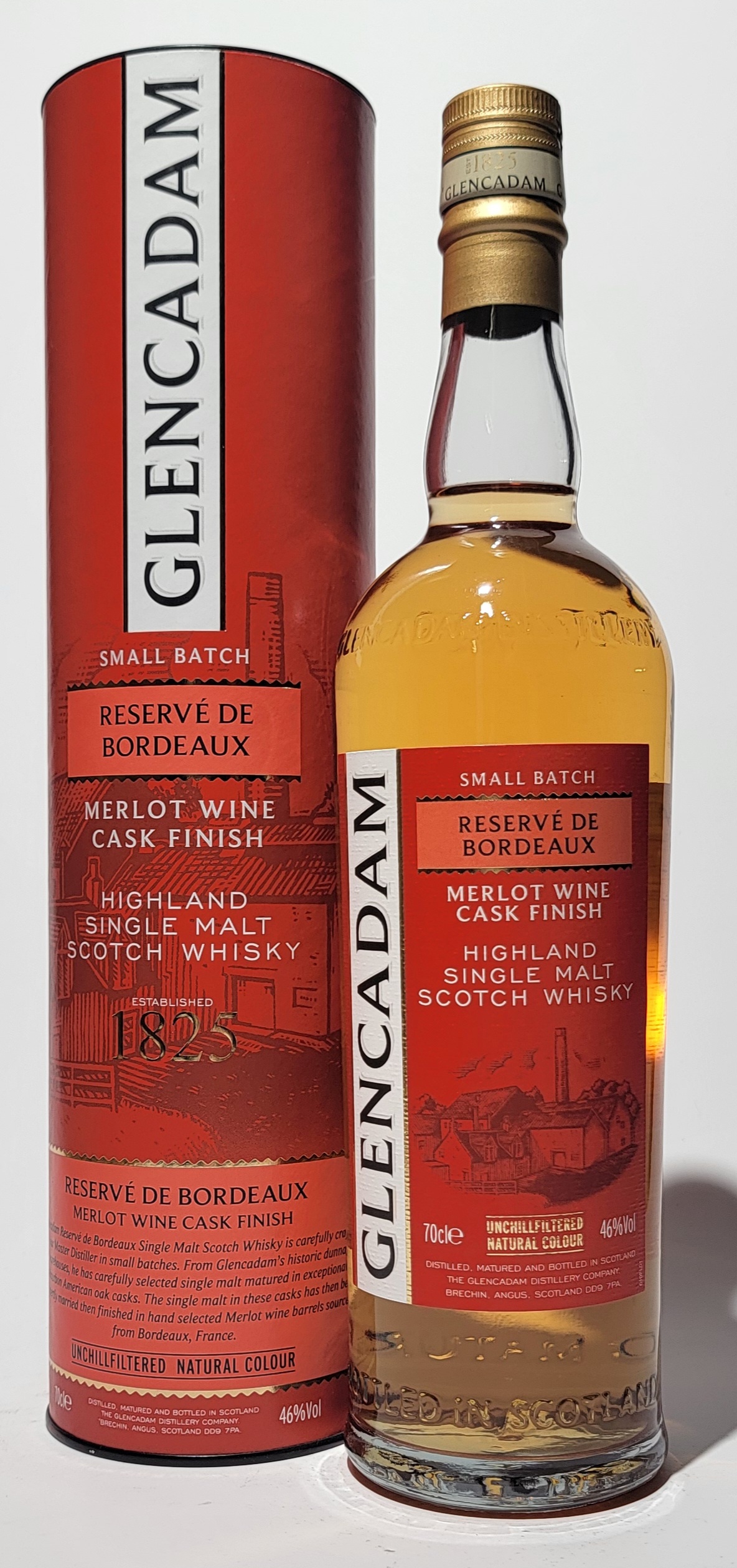 Glencadam Reserve´de Bordeaux Merlot Wine Cask 