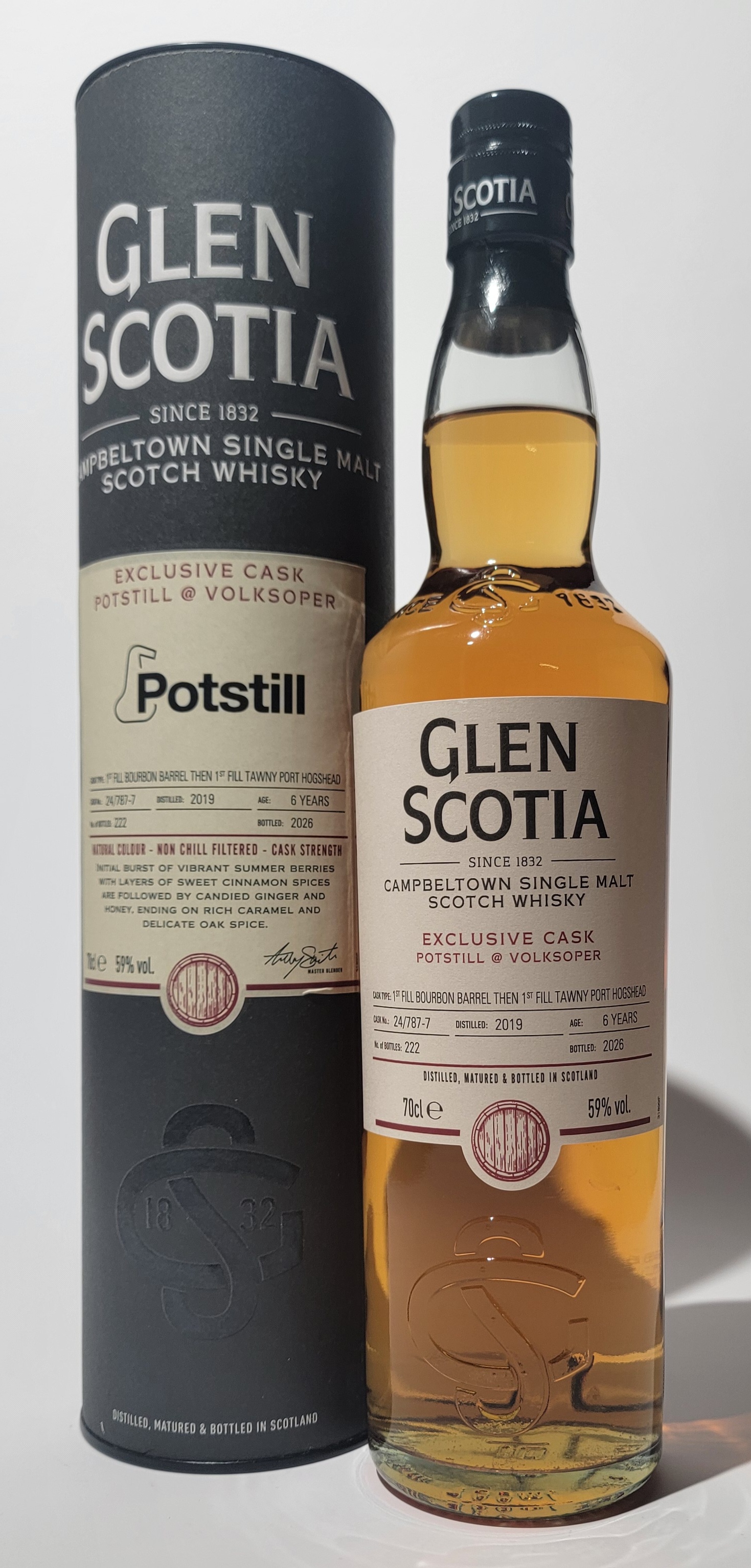 Glen Scotia "Potstill @ Volksoper" Single Cask 2019 6 Years Old