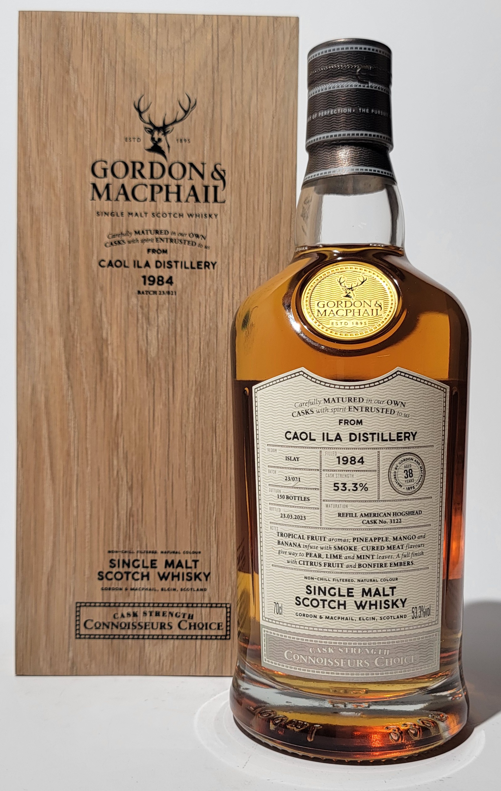 Gordon & MacPhail 'Connoisseurs Choice' Caol Ila 1984 38 Years Old