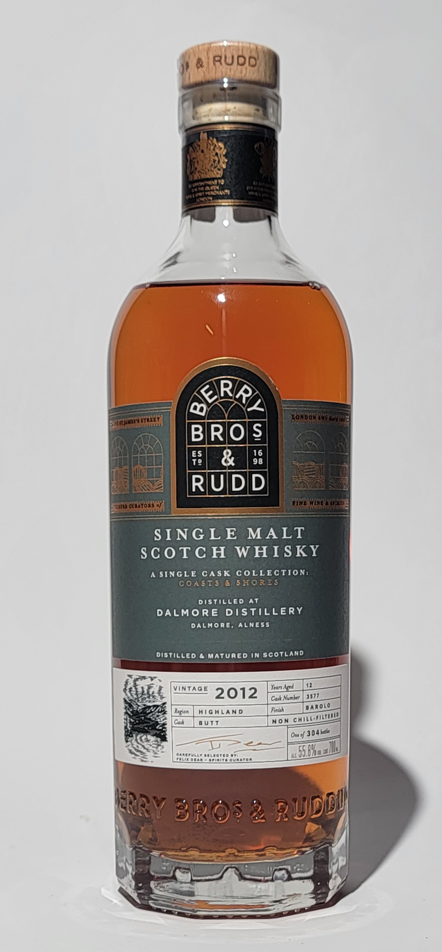 Berry Bros. & Rudd 'Coasts & Shores' Dalmore 2012 12 Years Old