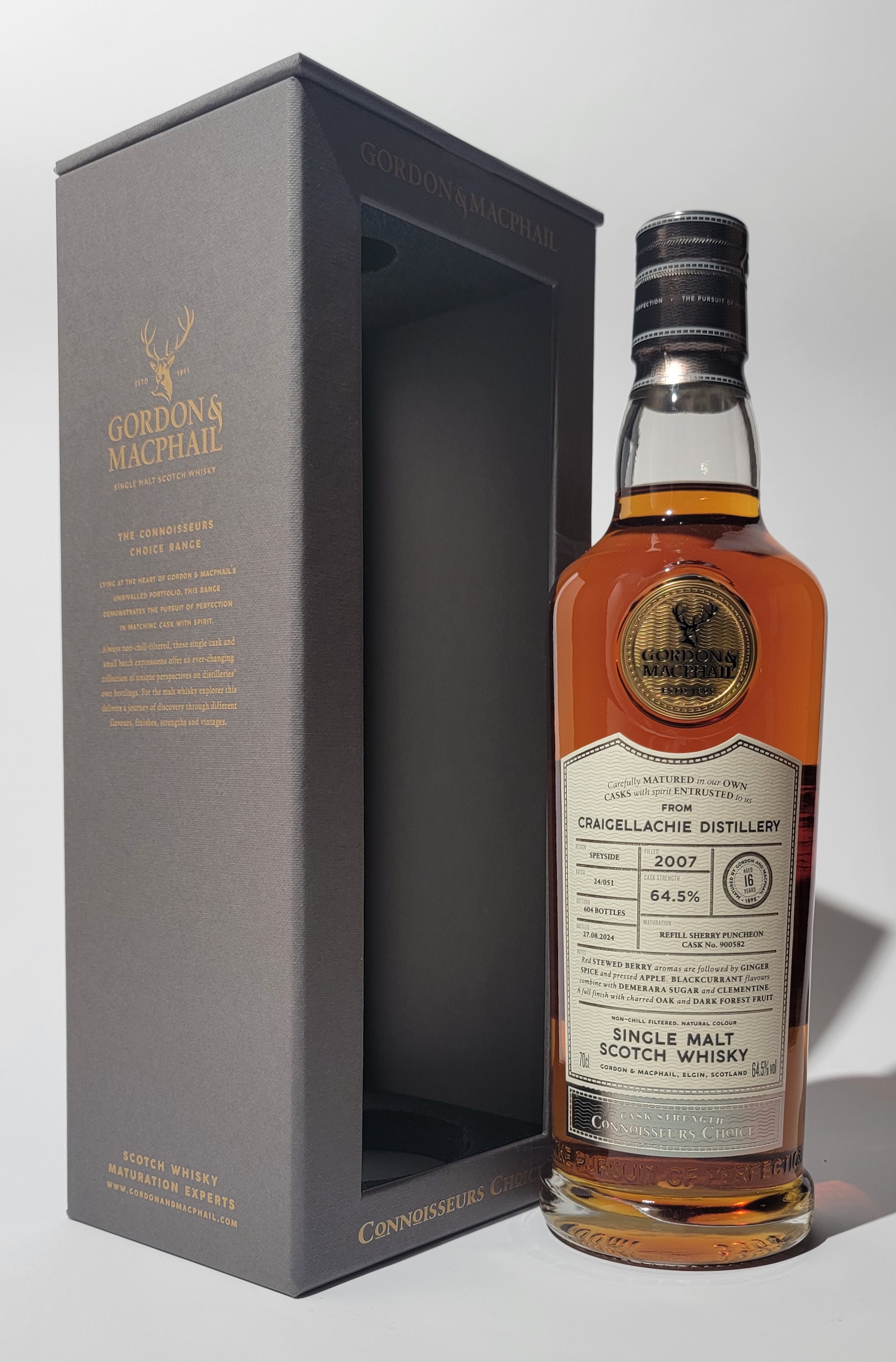 Gordon & MacPhail 'Connoisseurs Choice' Craigellachie 2007 16 Years Old