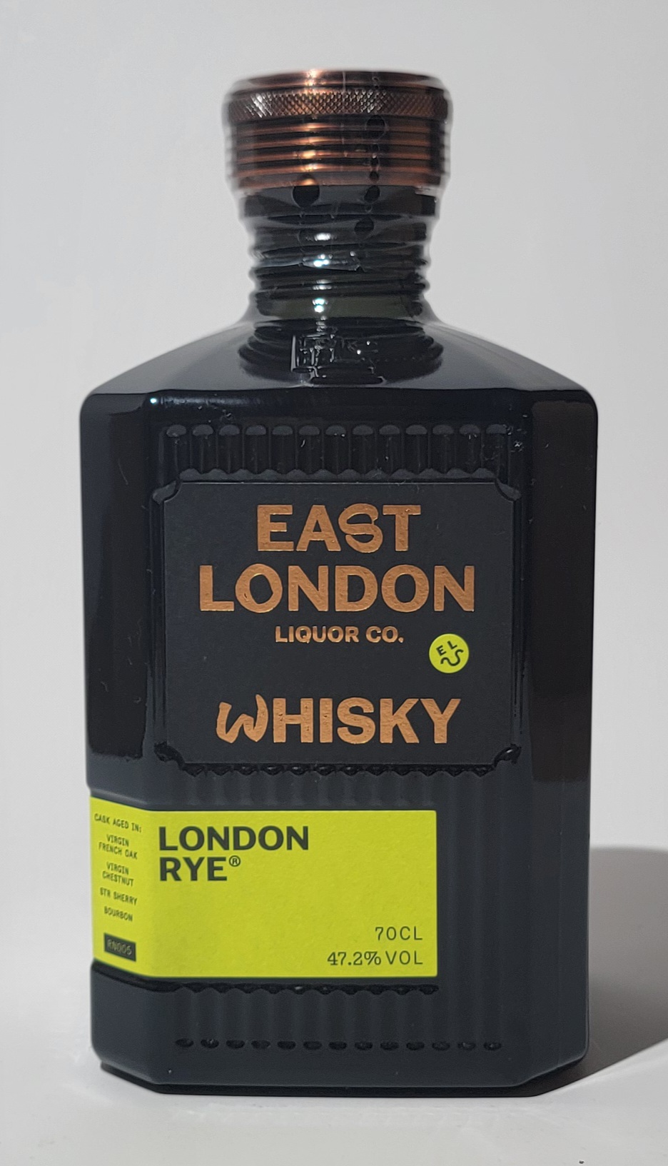 East London Liquor Company Rye Whisky