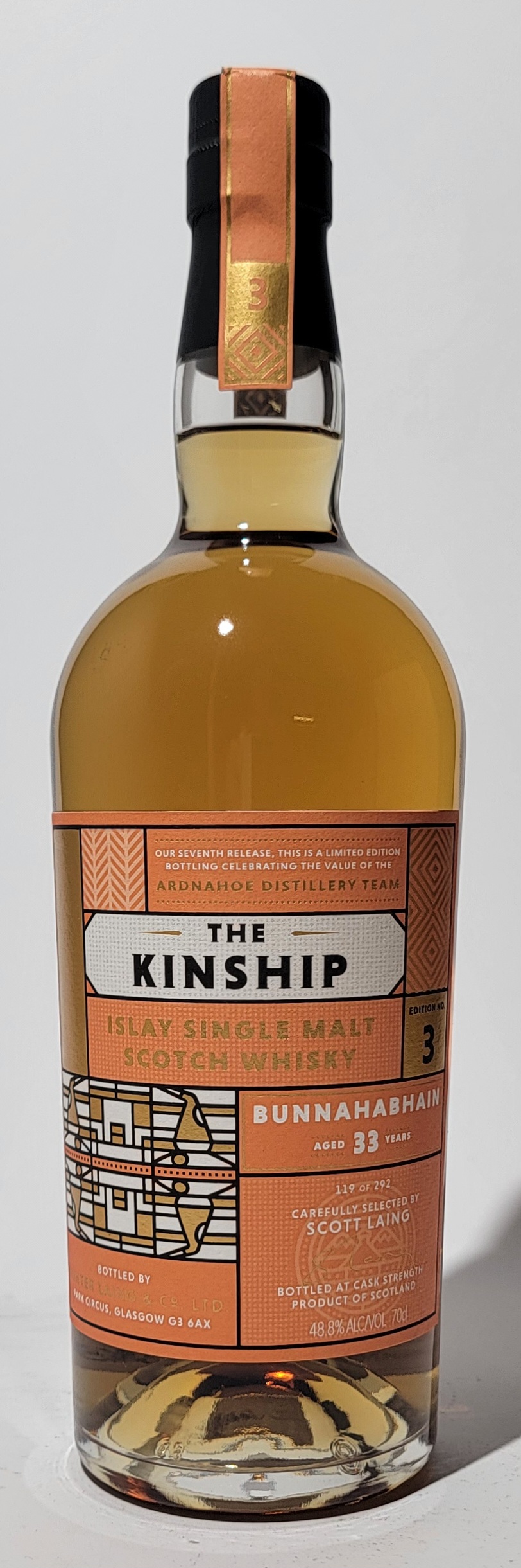 Hunter Laing 'The Kinship' Bunnahabhain 33 Years Old  Hunter Laing 'The Kinship' Bunnahabhain 33 Years Old
