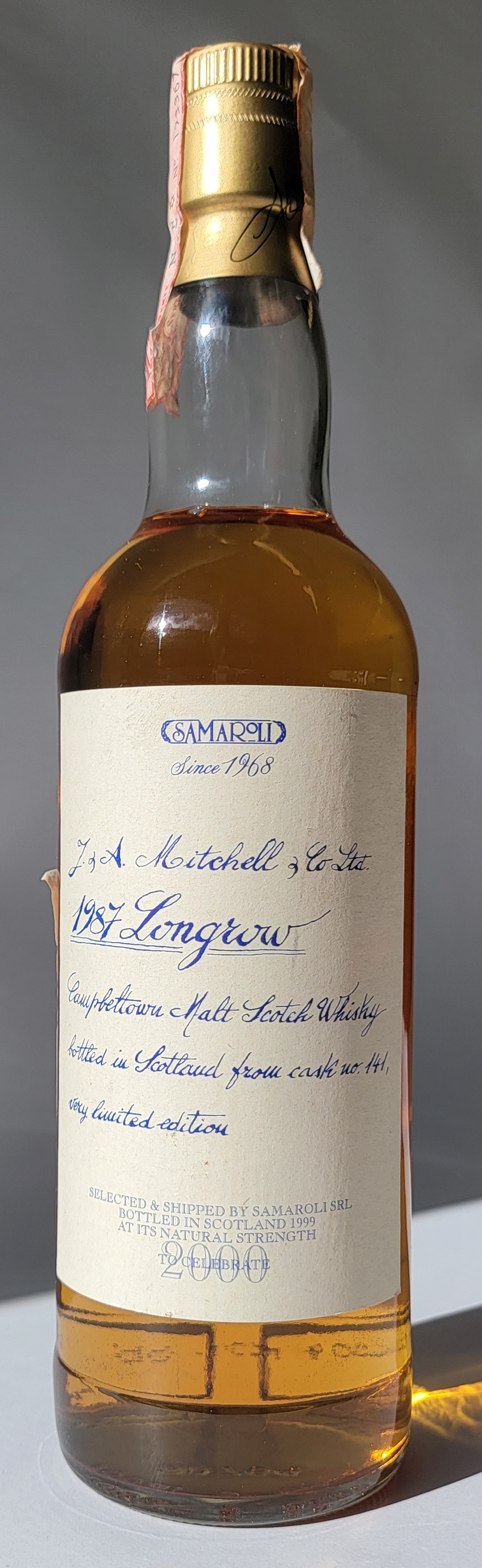 Samaroli Longrow 1987 'To Celebrate 2000'