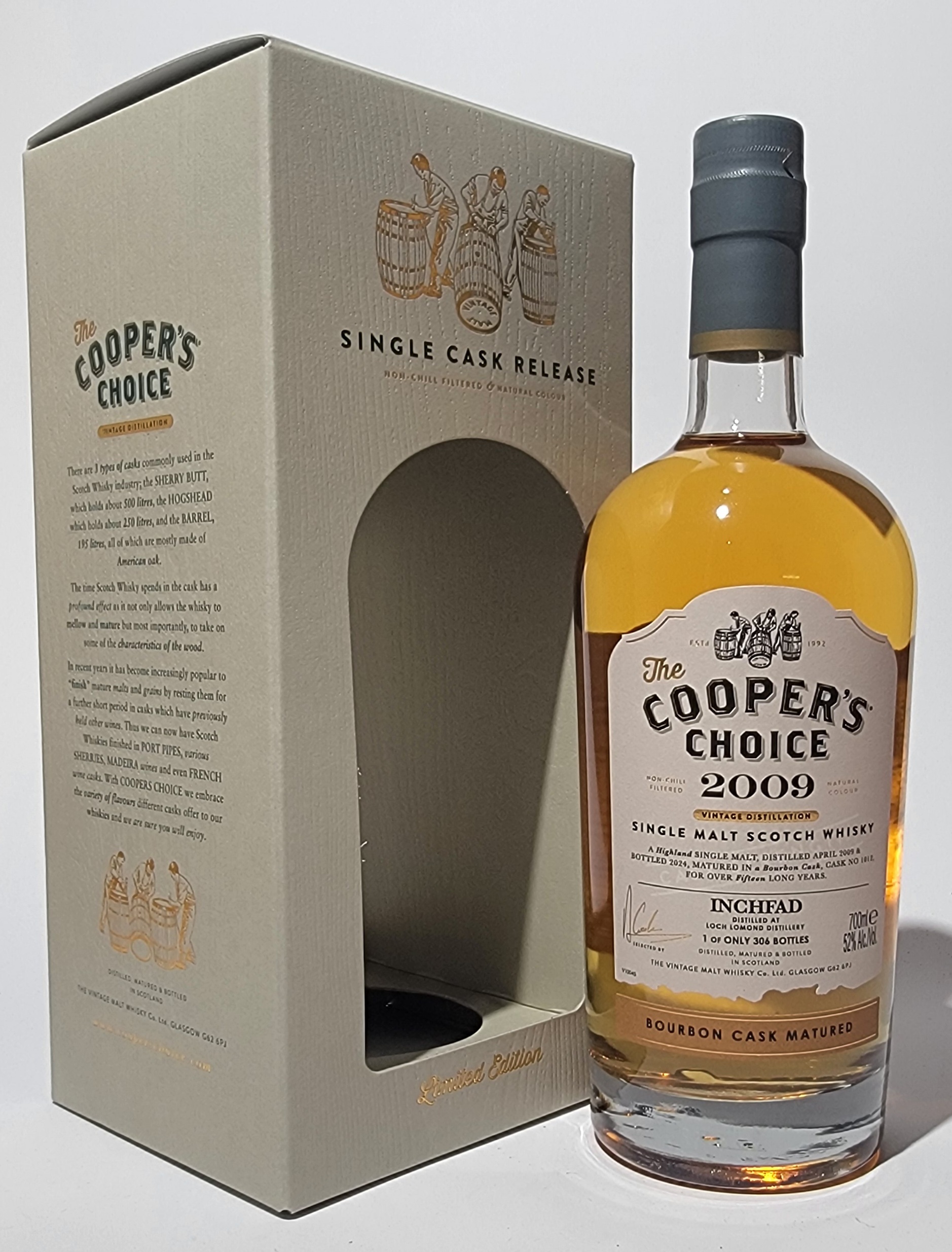 The Cooper's Choice Inchfad 2009 15 Years Old