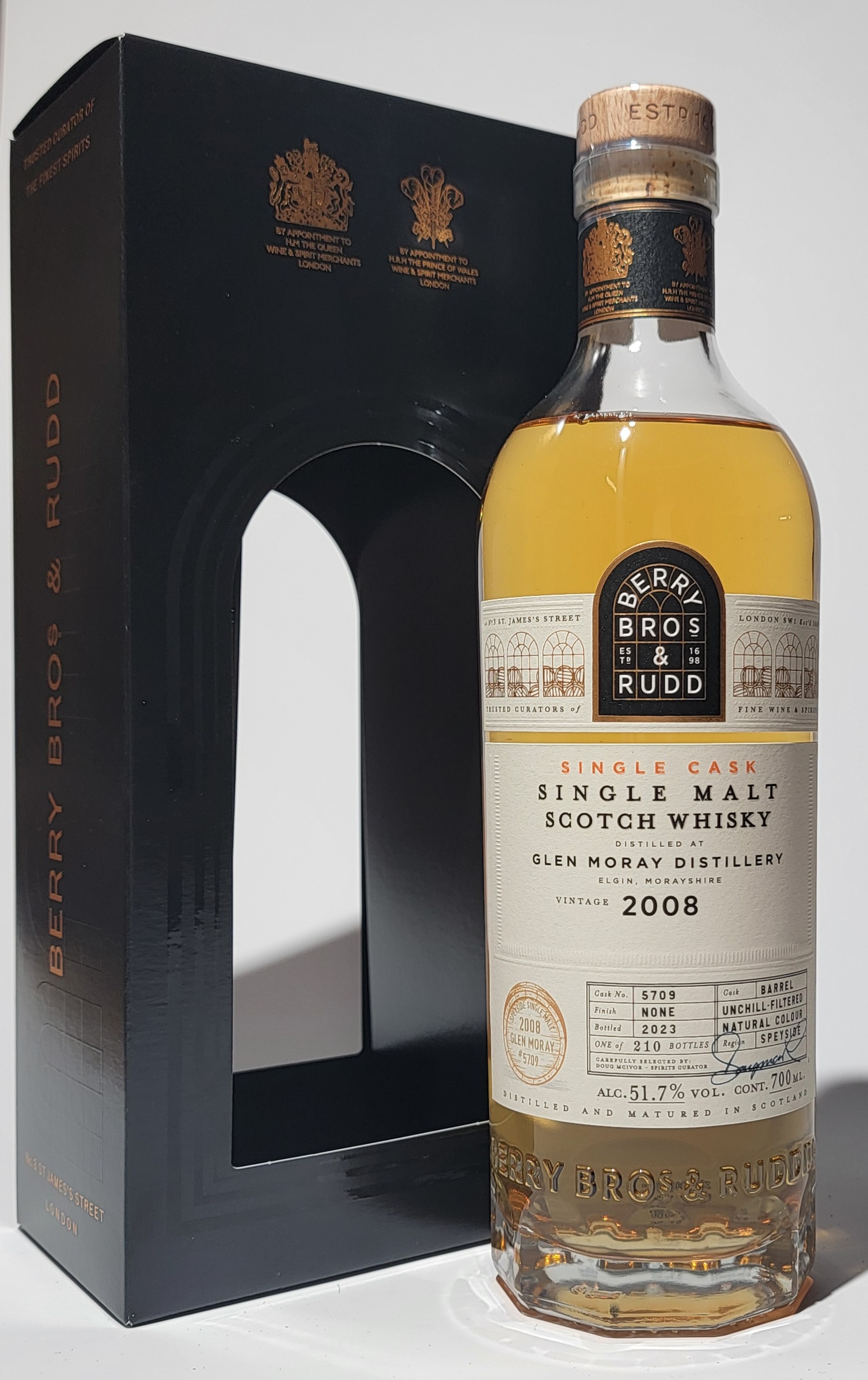 Berry Bros. & Rudd Glen Moray 2008 15 Years Old