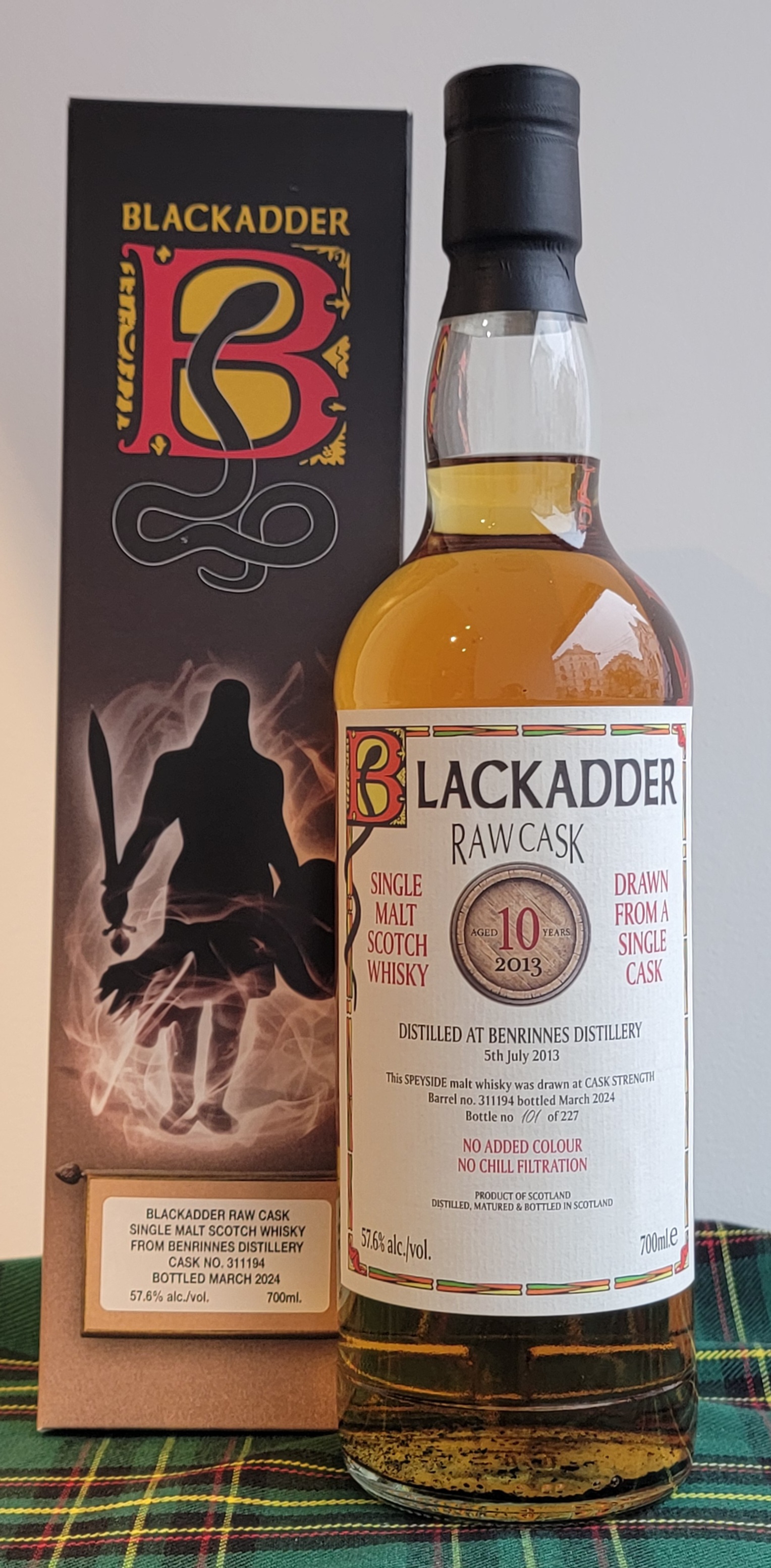 Blackadder Raw Cask Benrinnes 2013 10 Years Old
