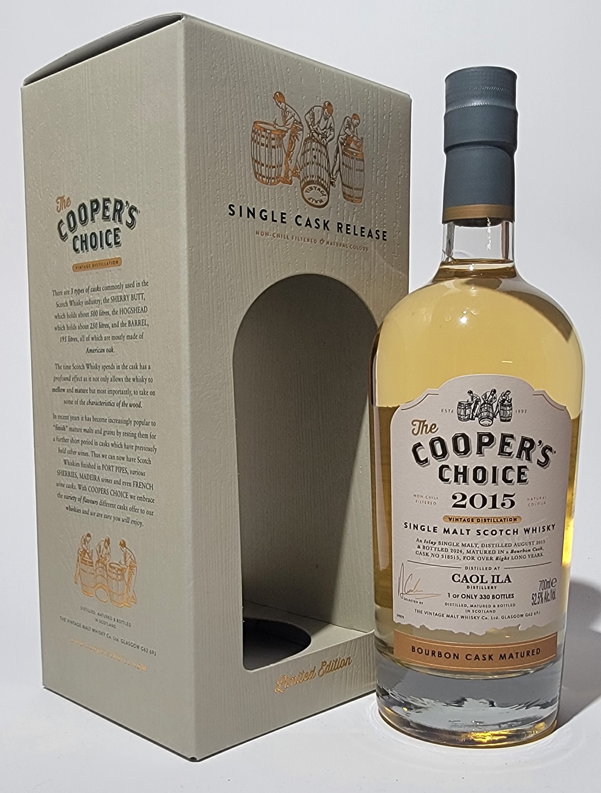 The Cooper's Choice Caol Ila 2015 8 Years Old