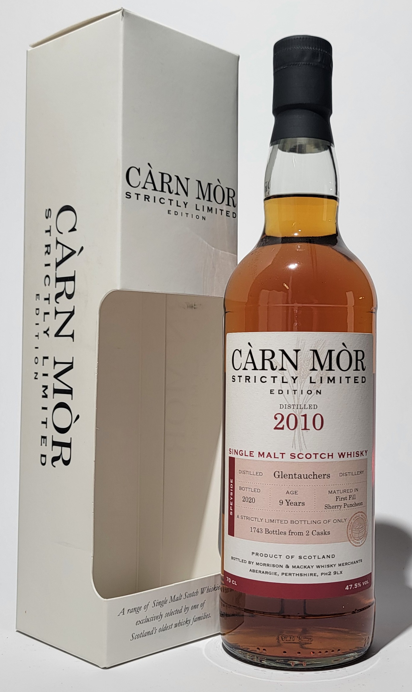 Carn Mor 'Strictly Limited' Glentauchers 2010 9 Years Old