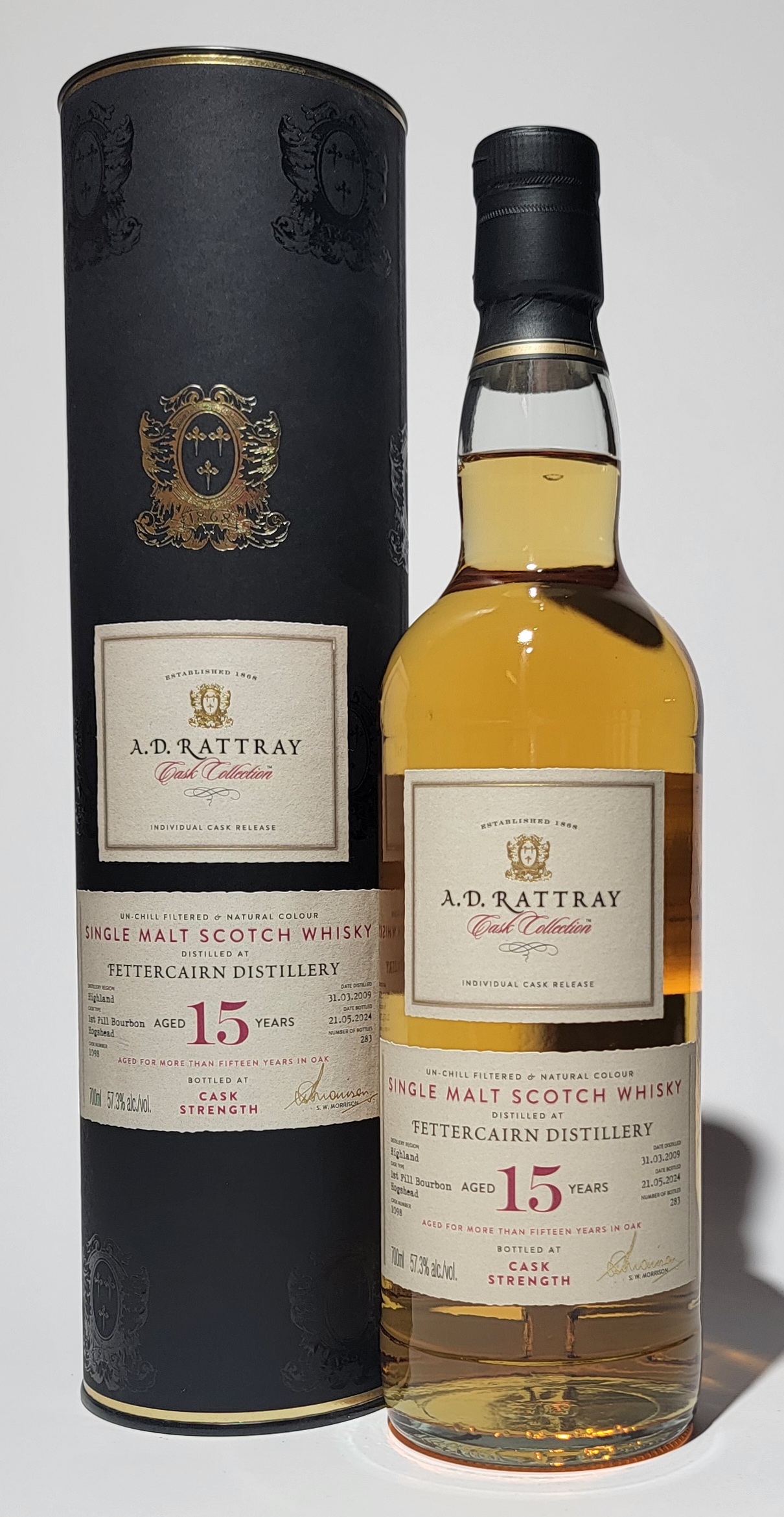 A.D. Rattray 'Cask Collection' Fettercairn 2009 15 Years Old