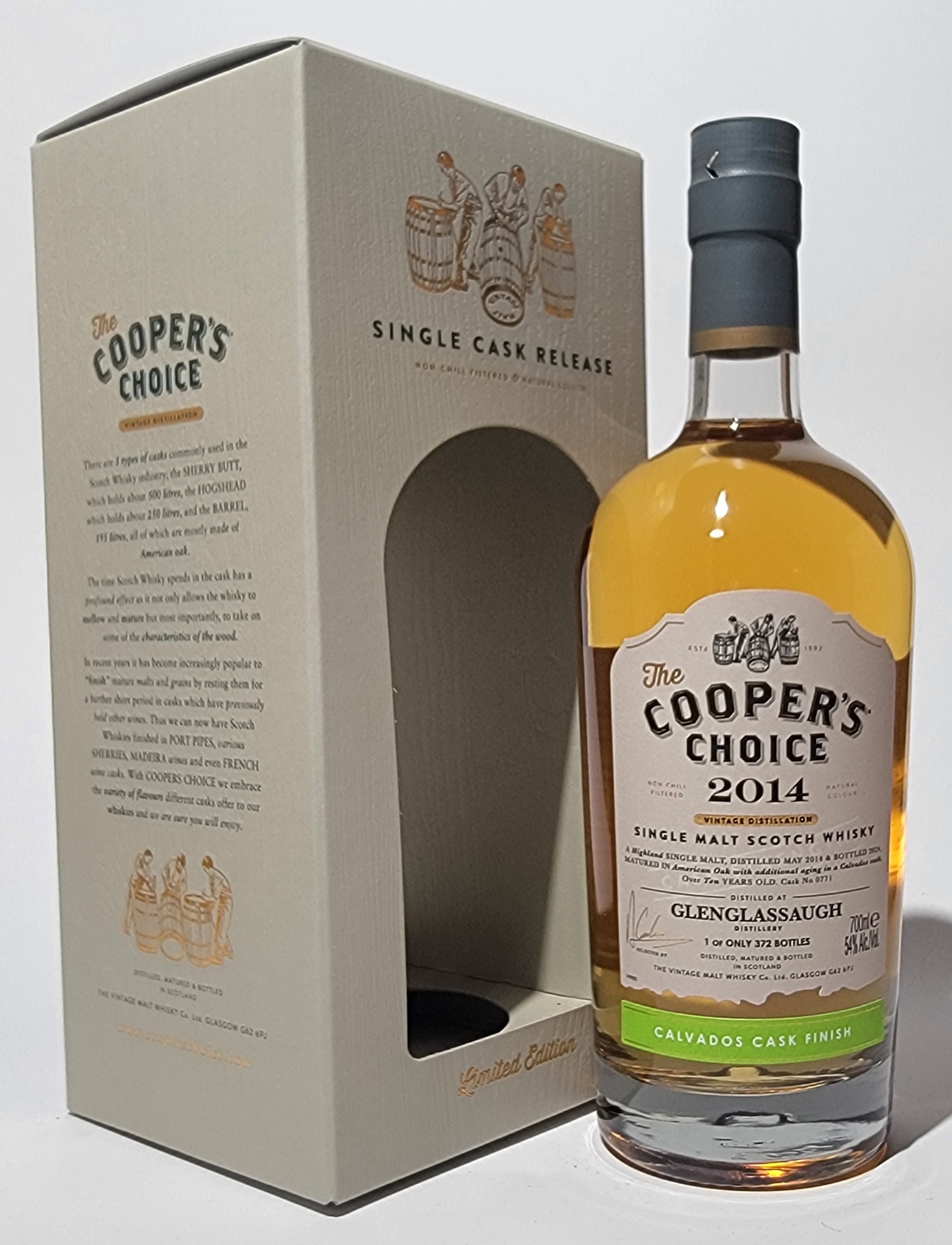The Cooper's Choice Glenglassaugh 2014 10 Years Old