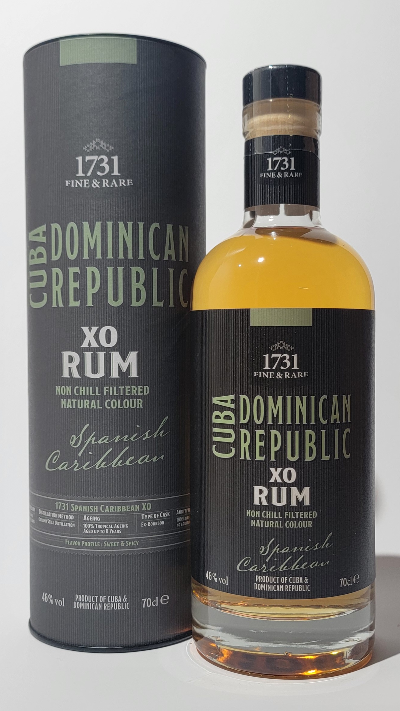 1731 Fine & Rare Spanish Caribbean XO Rum 