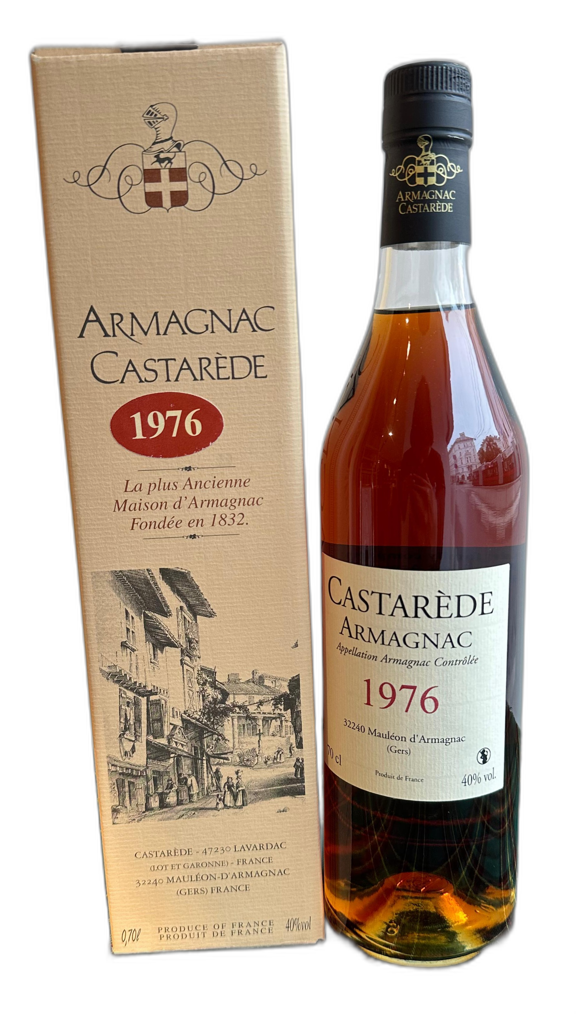 Armagnac Castarede 1976