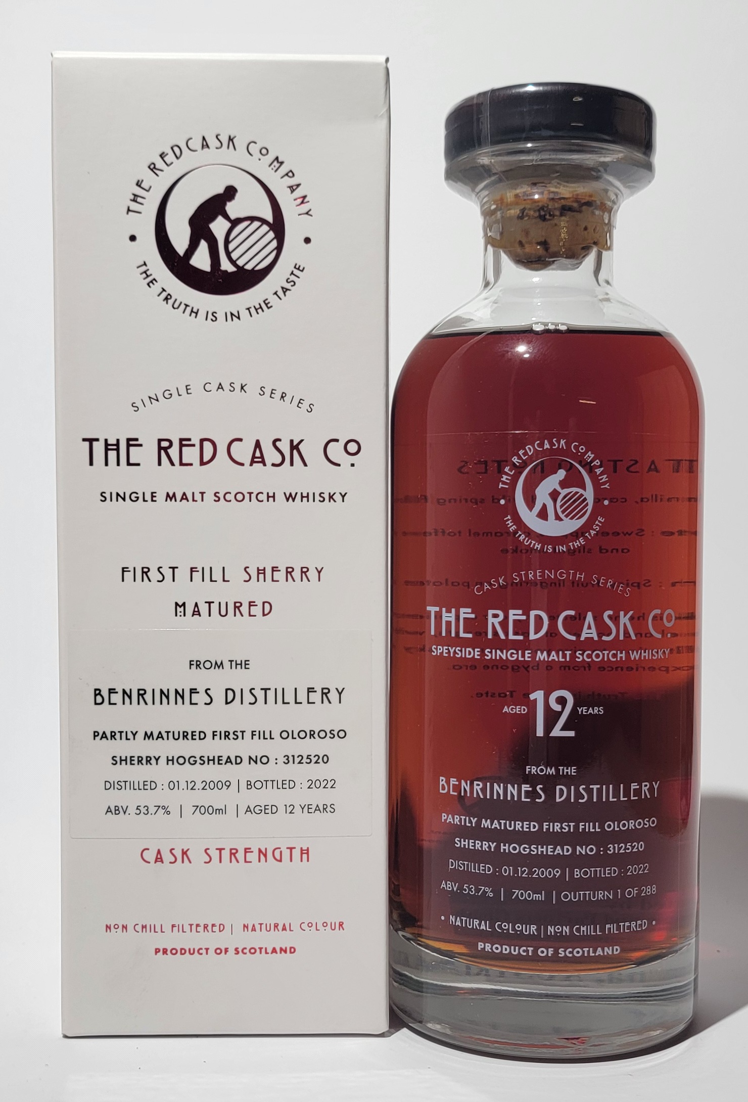 The Red Cask Company Benrinnes 2009 12 Years Old