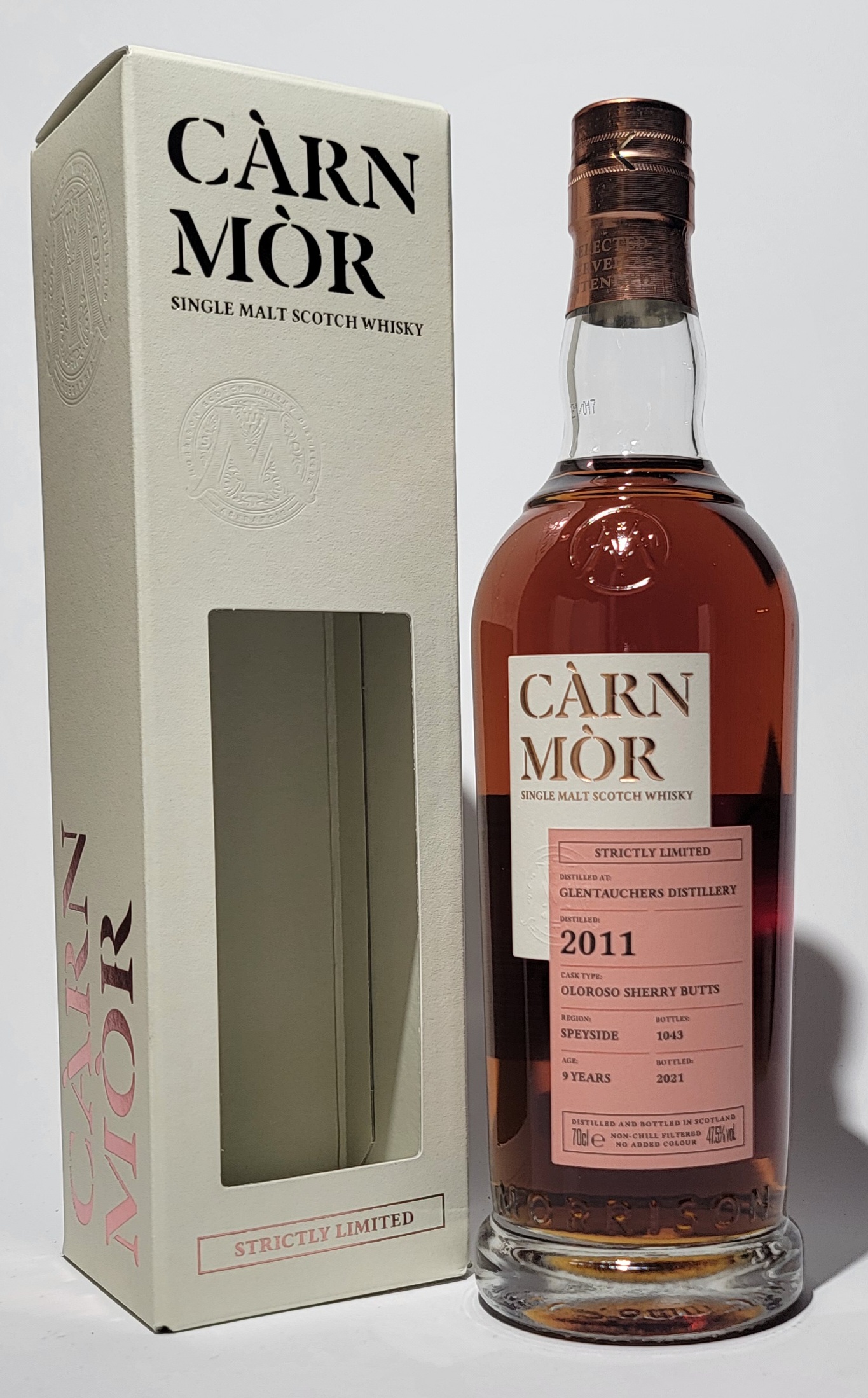 Carn Mor 'Strictly Limited' Glentauchers 2011 10 Years Old Carn Mor 'Strictly Limited' Glentauchers 2011 10 Years Old