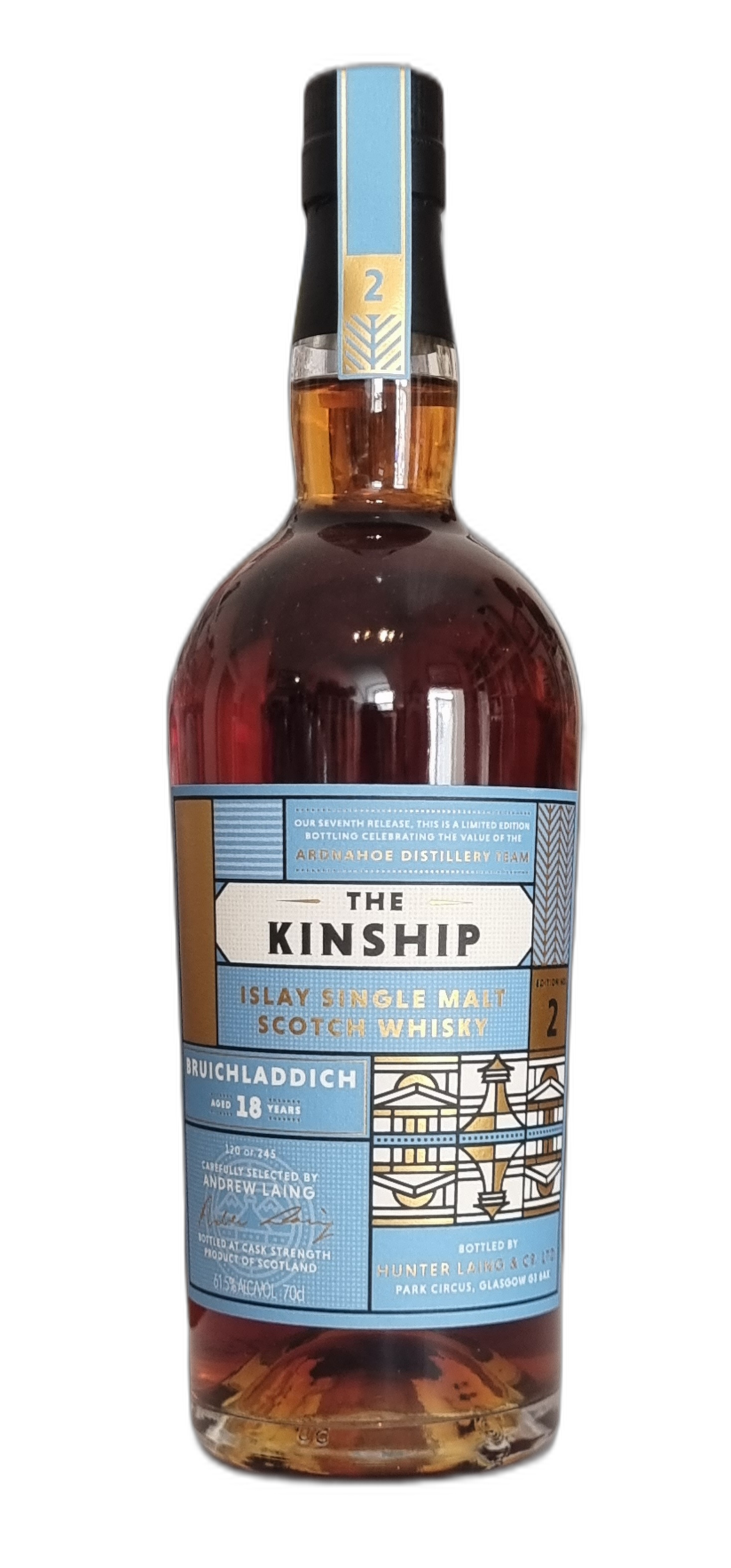 Hunter Laing 'The Kinship' Bruichladdich 18 Years Old 