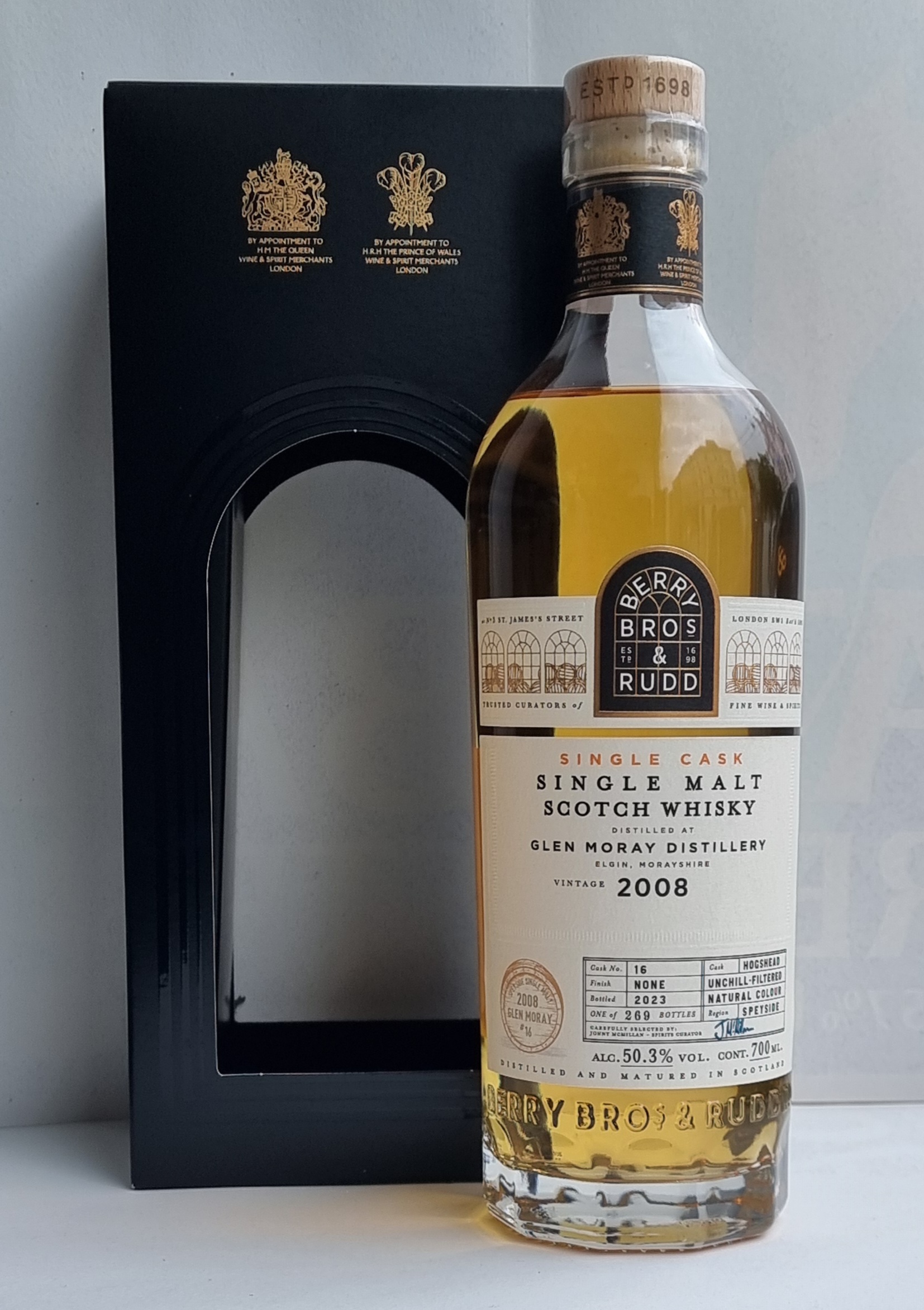 Berry Bros. & Rudd Glen Moray 2008 15 Years Old