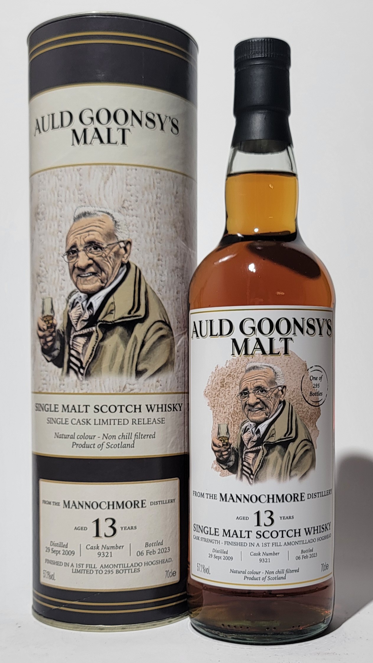 Auld Goonsy's Malt Mannochmore 2009 13 Years Old