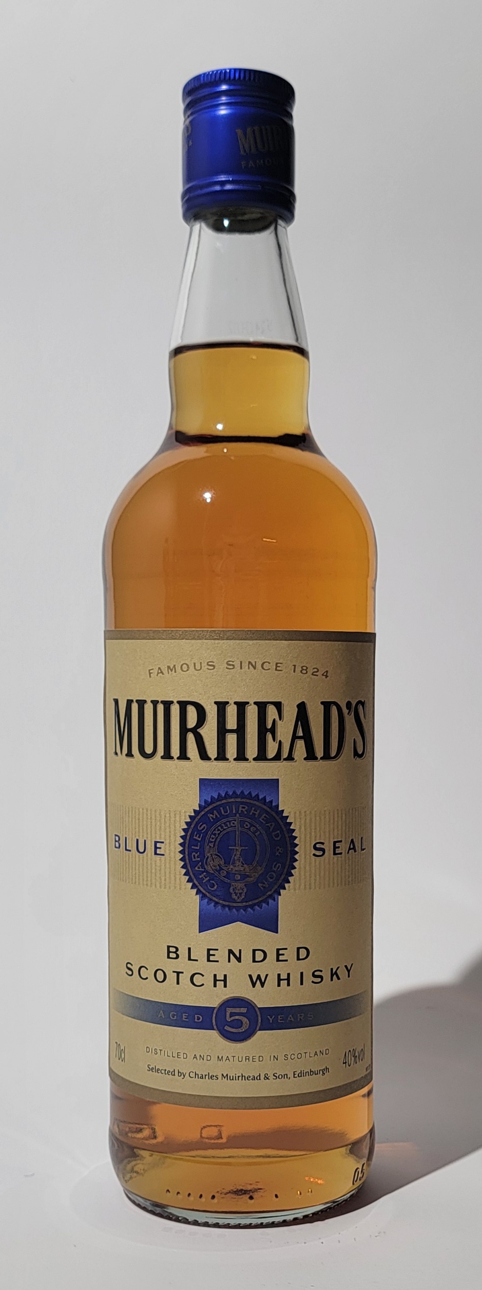Muirhead's 'Blue Seal' 5 Years Old