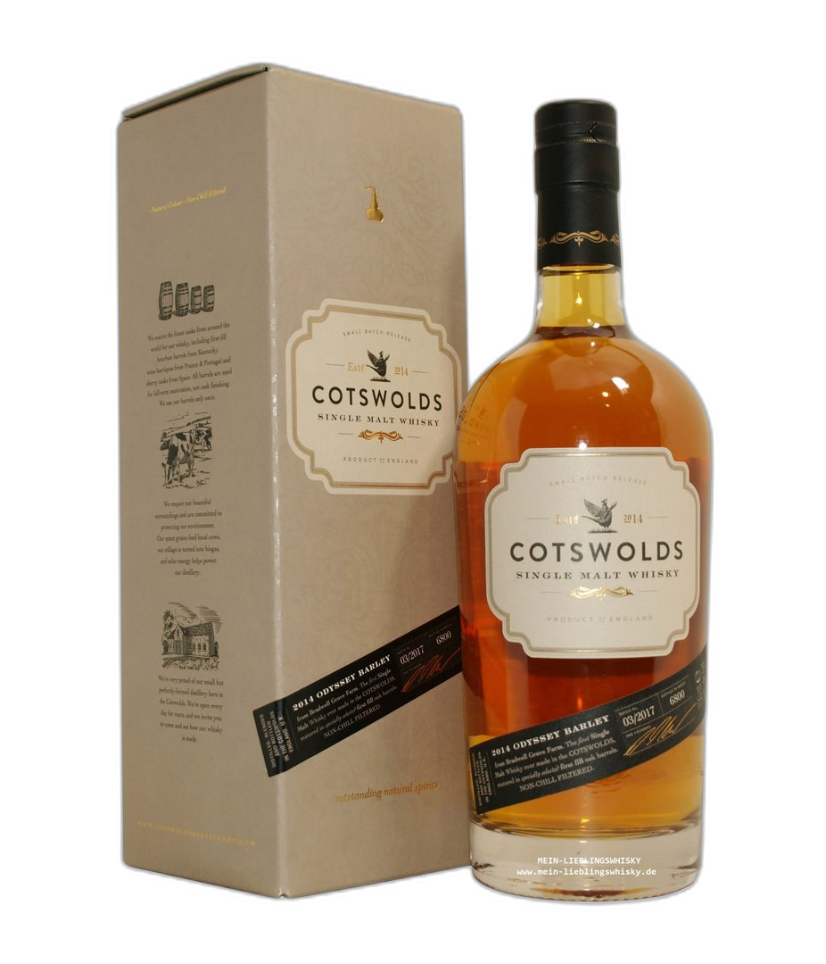 Cotswolds 2014 Odyssey Barley Single Malt