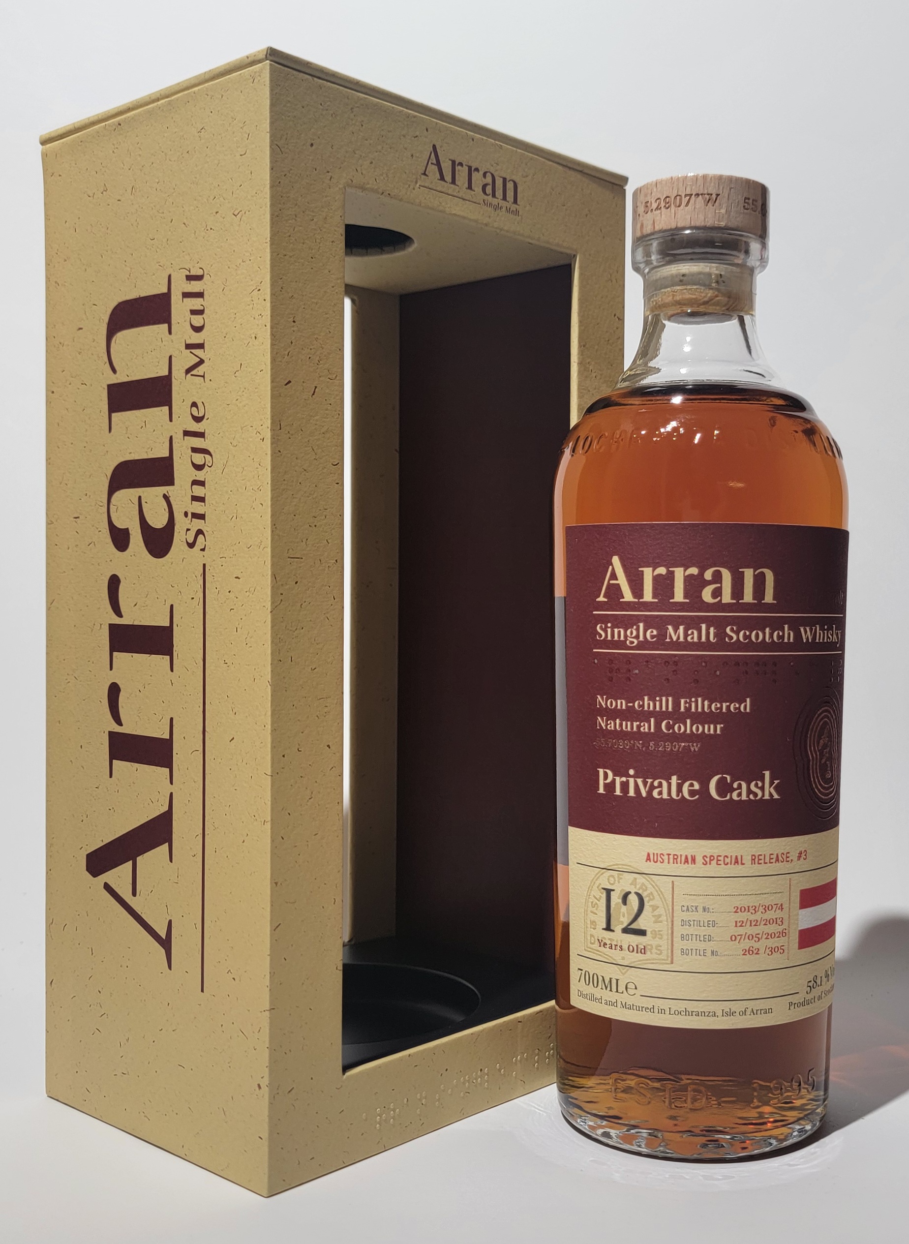 Arran Private Cask 'Austria Special Edition Batch 3'