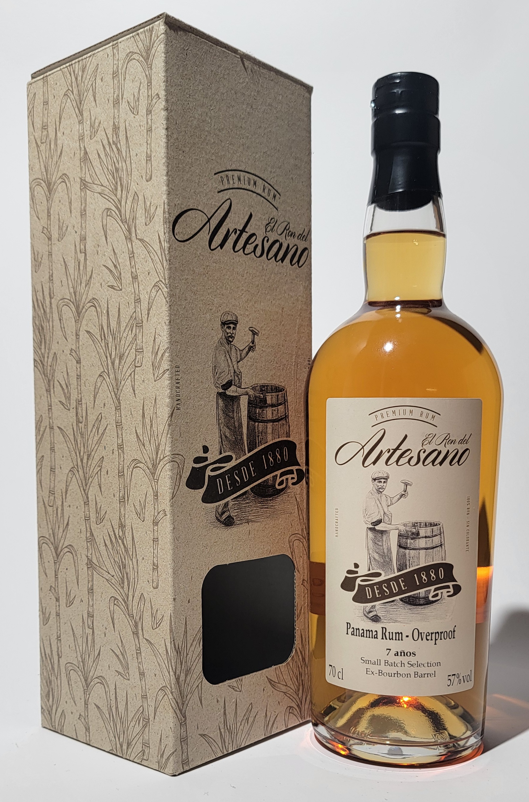 El Ron del Artesano 7 Years Old - Añejo Overproof