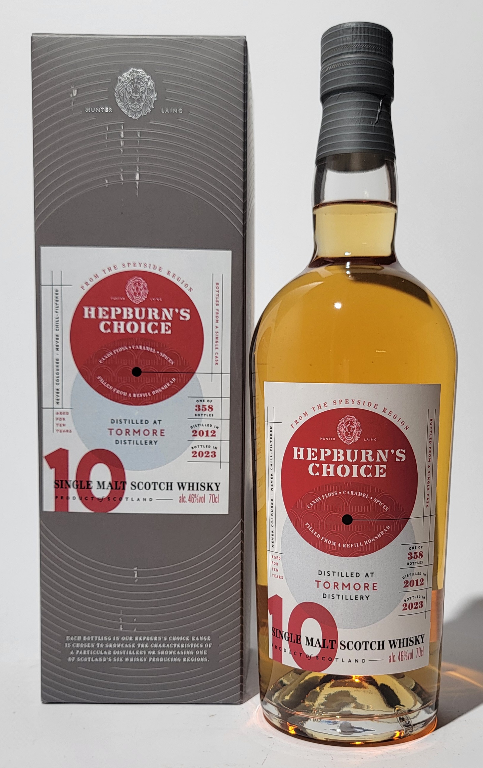 Hunter Laing 'Hepburn's Choice' Tormore 2012 10 Years Old