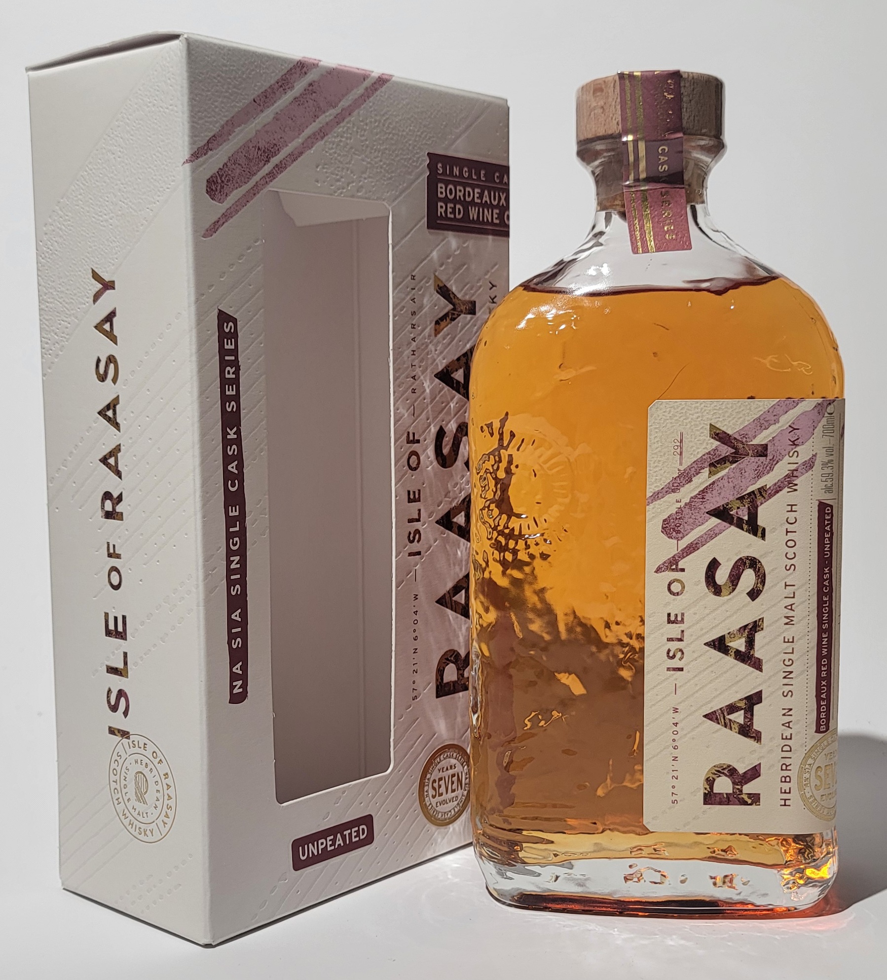 Raasay Single Malt -Red Wine - Unpeated -  Na Sia 7 Years Old