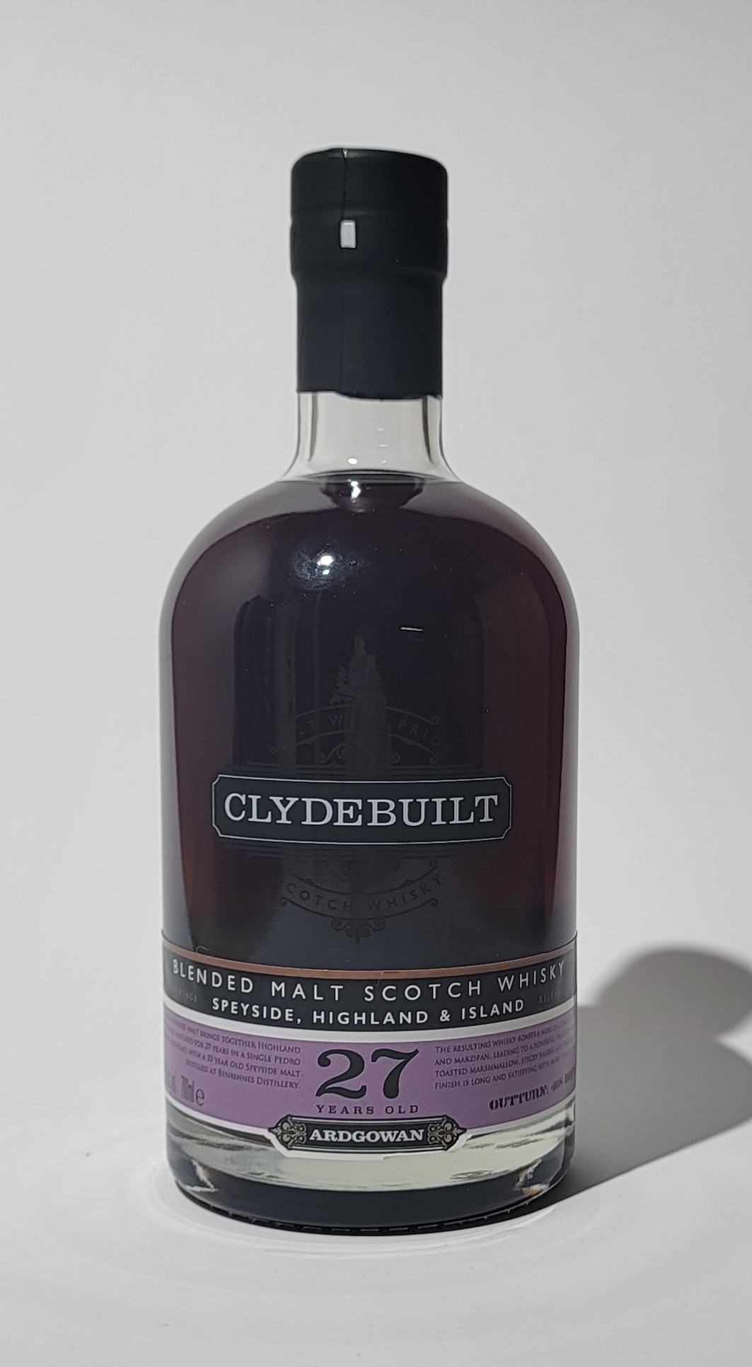 Ardgowan Distillery Clydebuilt 27 Years Old Blended Malt