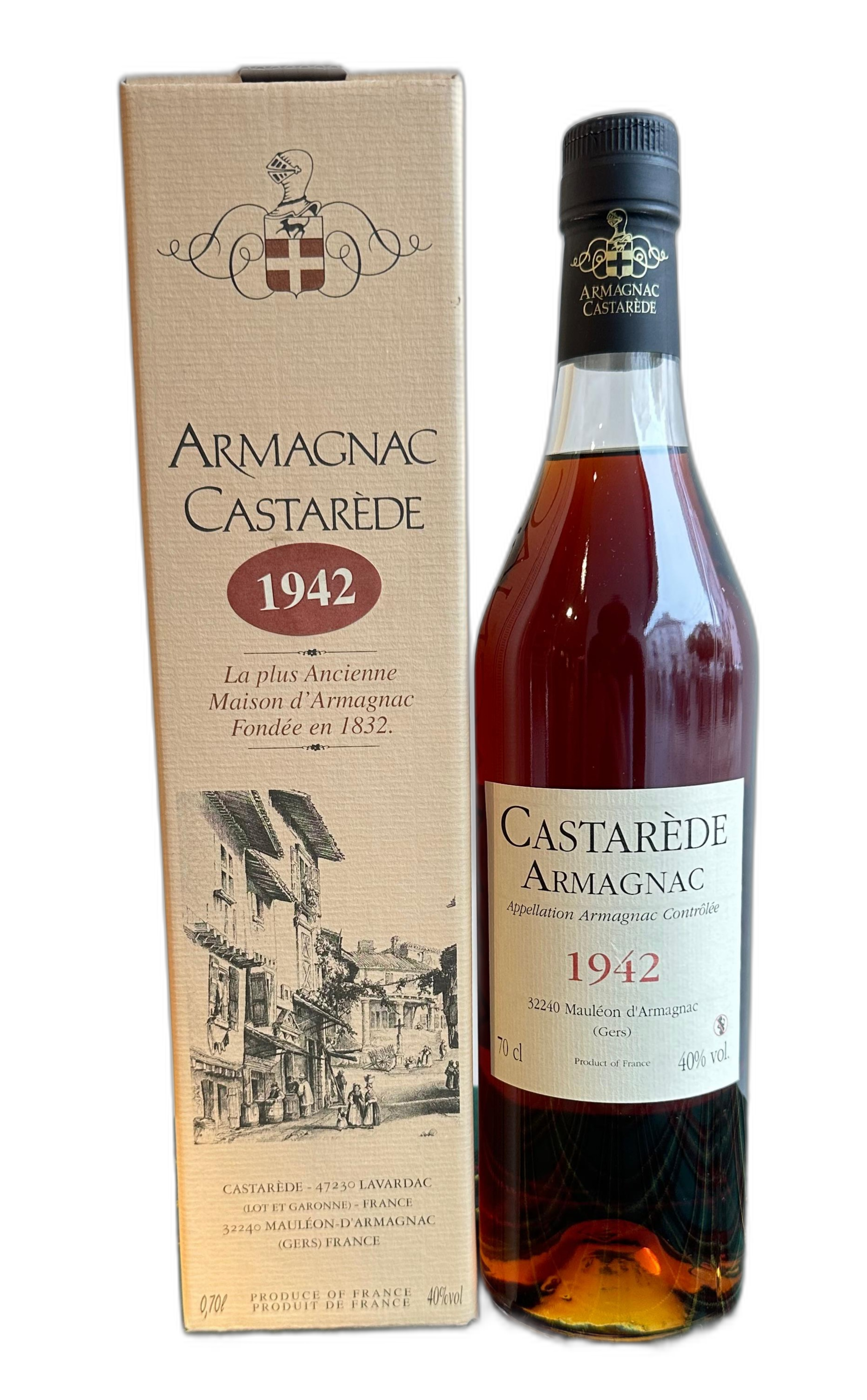 Armagnac Castarede 1942