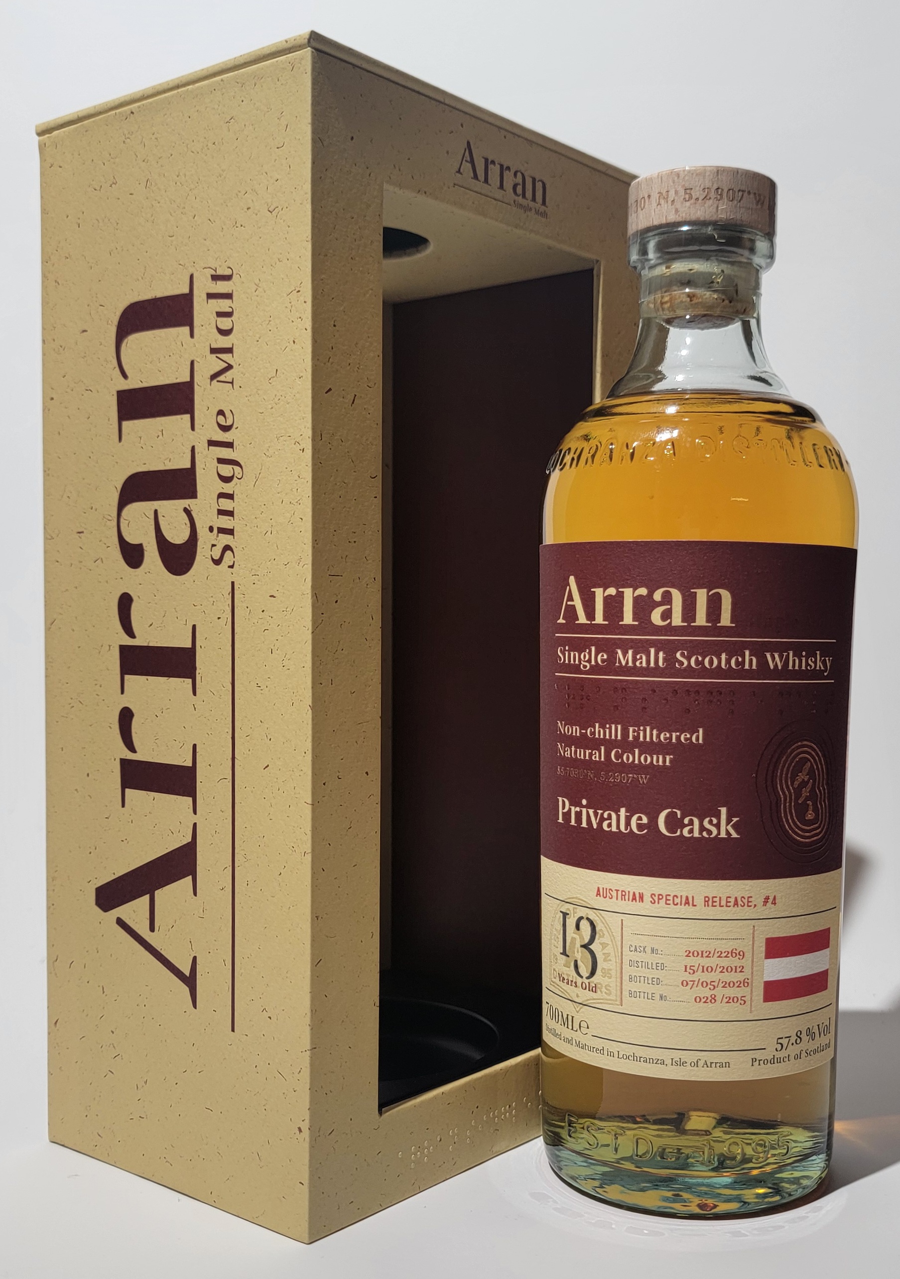 Arran Private Cask 'Austria Special Edition Batch 4'