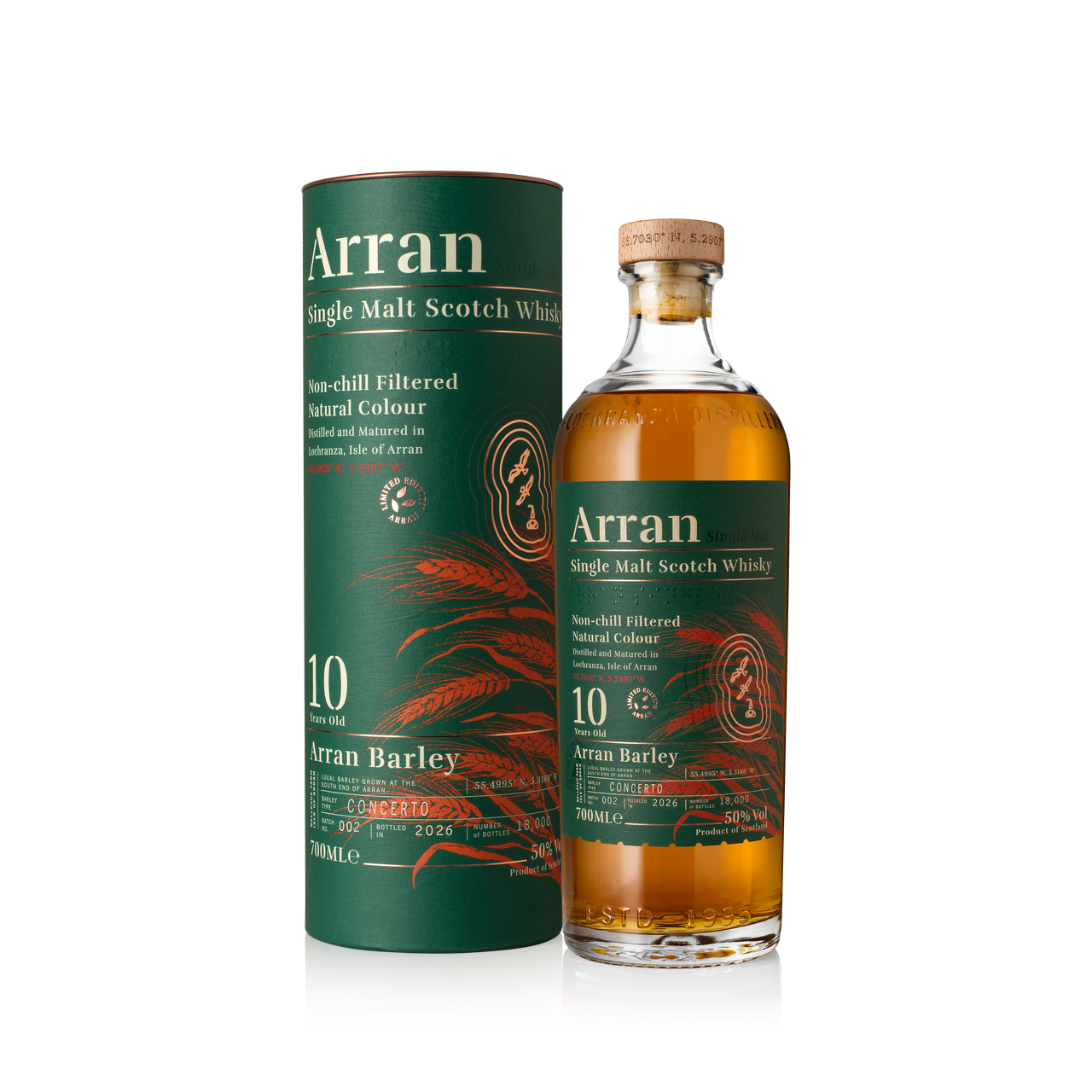 Arran 10 Years Old - Arran Barley 2nd Batch