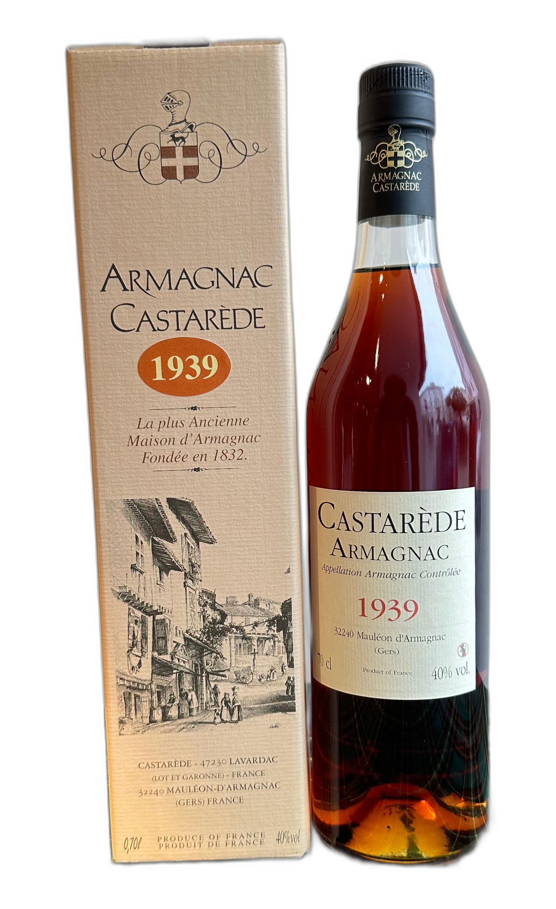 Armagnac Castarede 1939