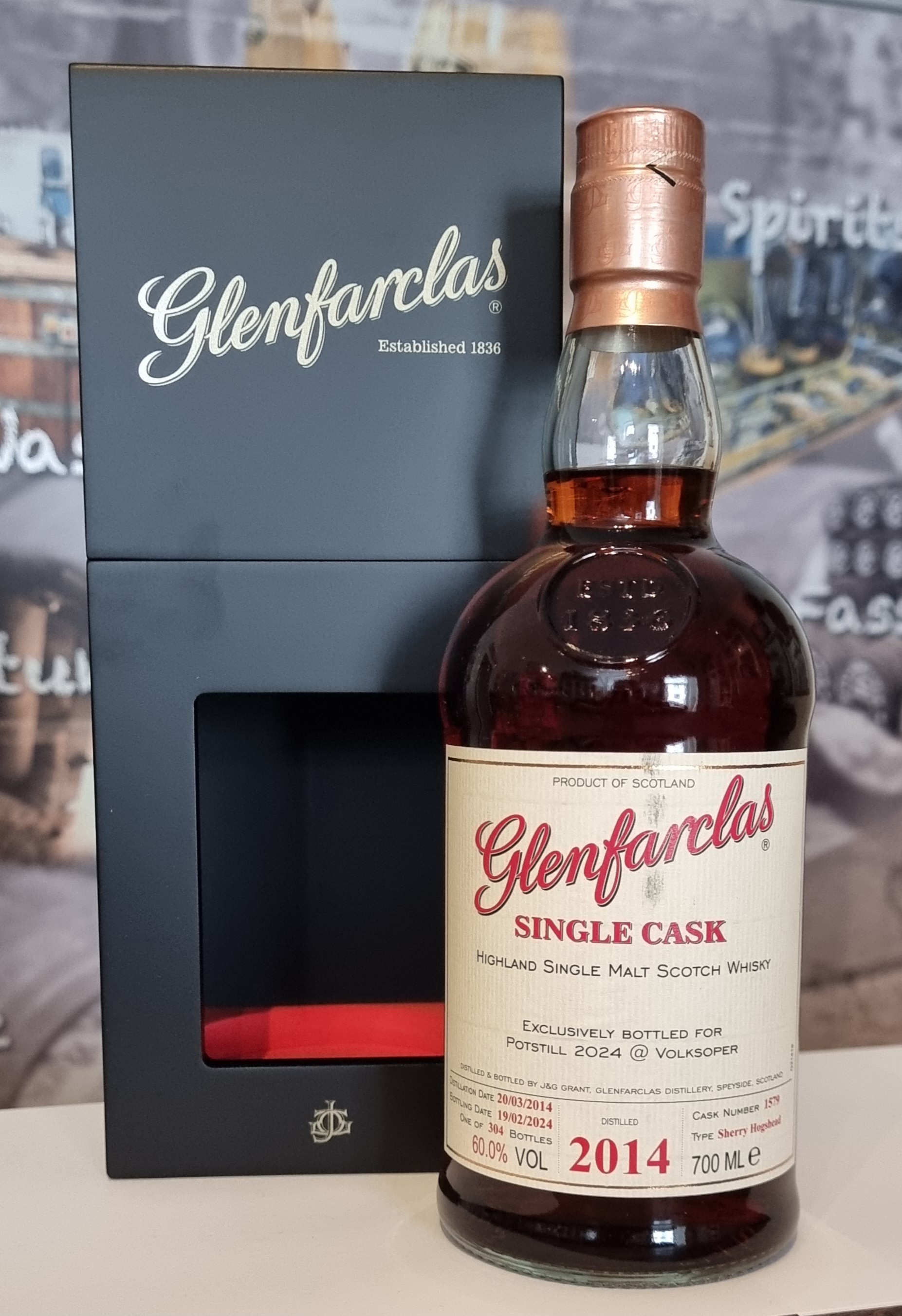 Glenfarclas 2014 Cask No. 1579  Potstill @ Volksoper