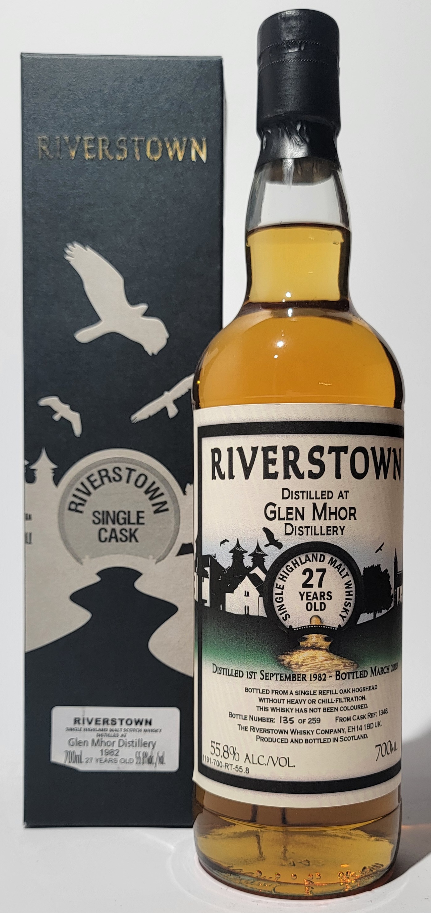 Riverstown Glen Mhor 1982 27 Years Old