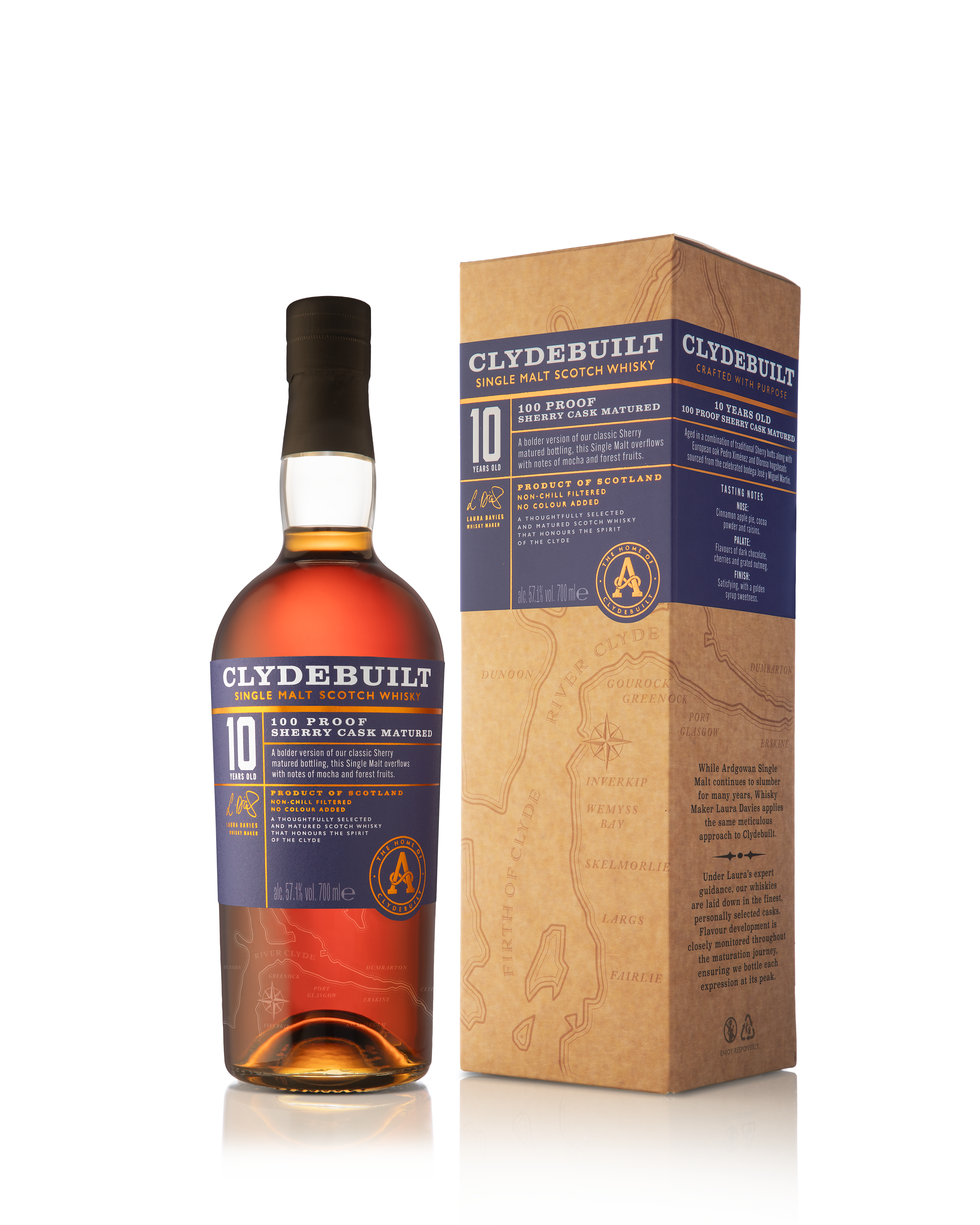 Ardgowan 'Clydebuilt' 10 Years Old Sherry - 100 Proof