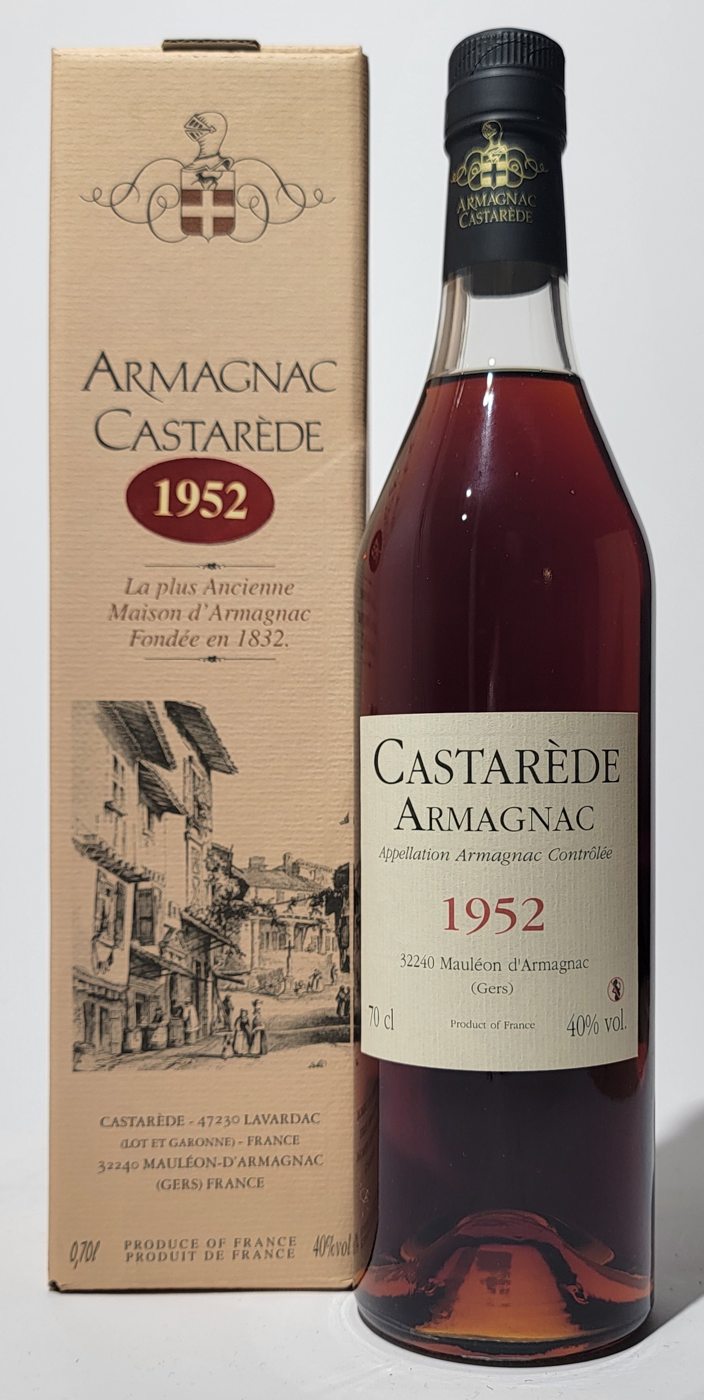 Armagnac Castarede 1952