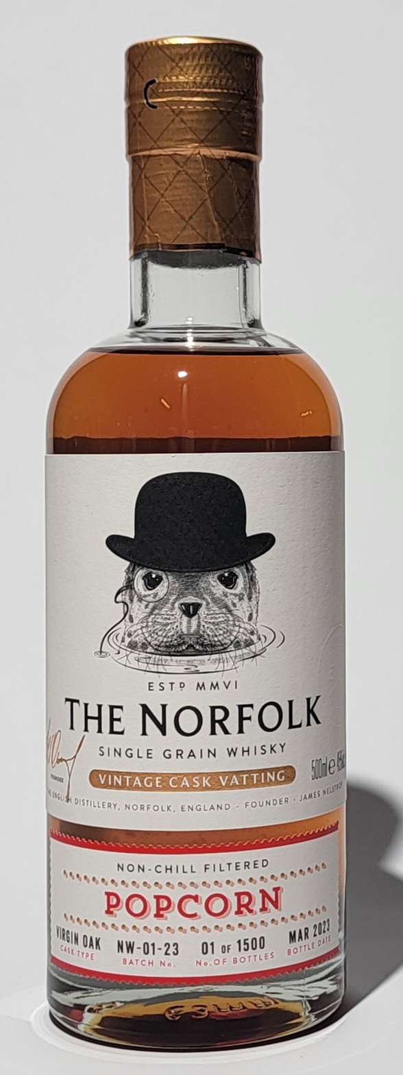 The Norfolk Single Grain Whisky - Popcorn Edition 