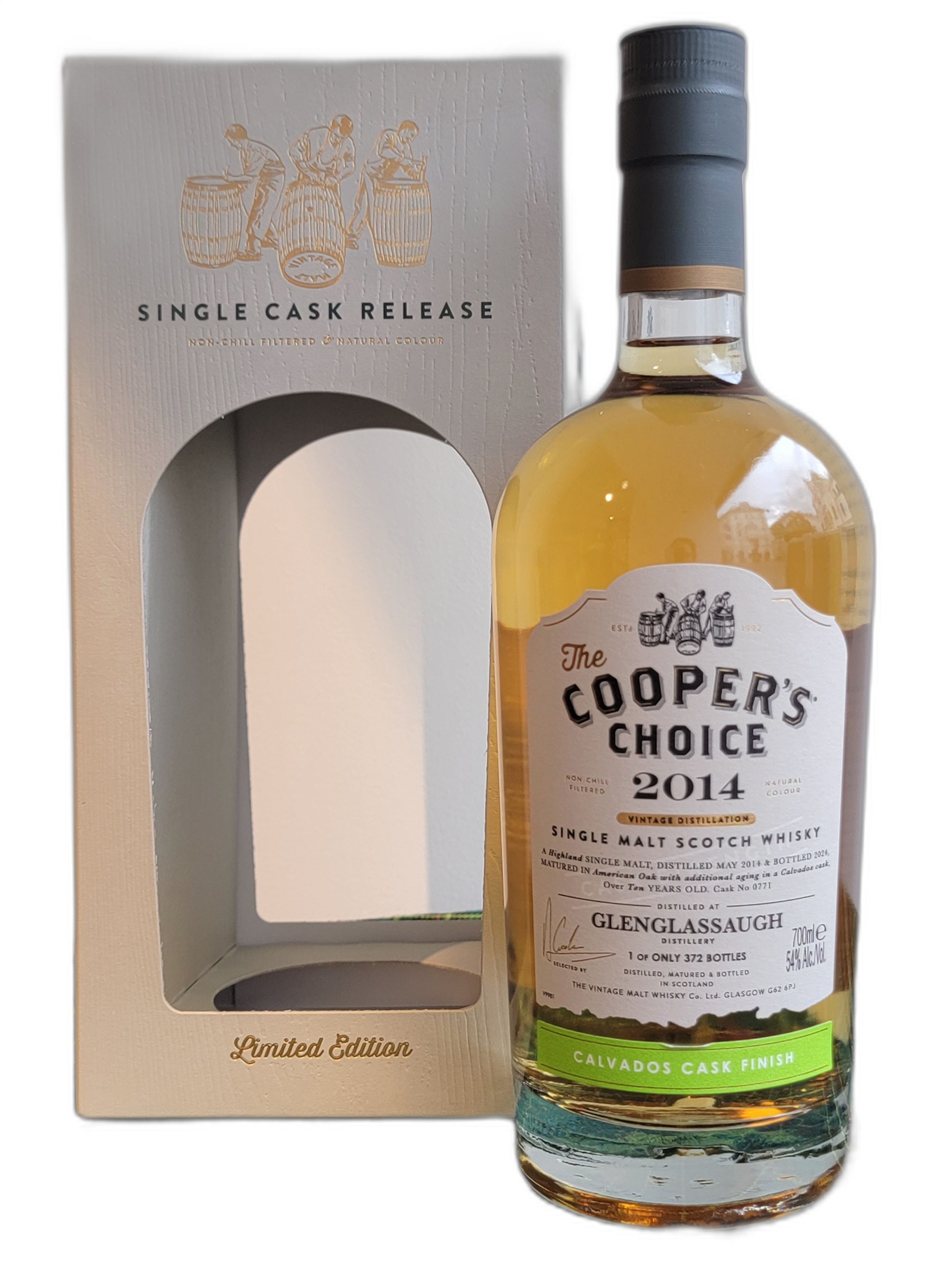 The Cooper's Choice Glenglassaugh 2014 10 Years Old