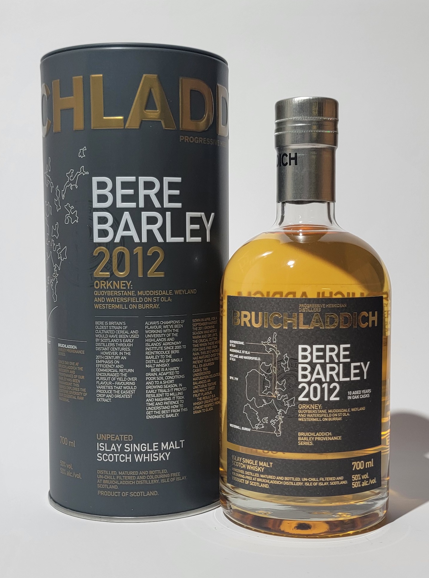 Bruichladdich 'Bere Barley 2012'