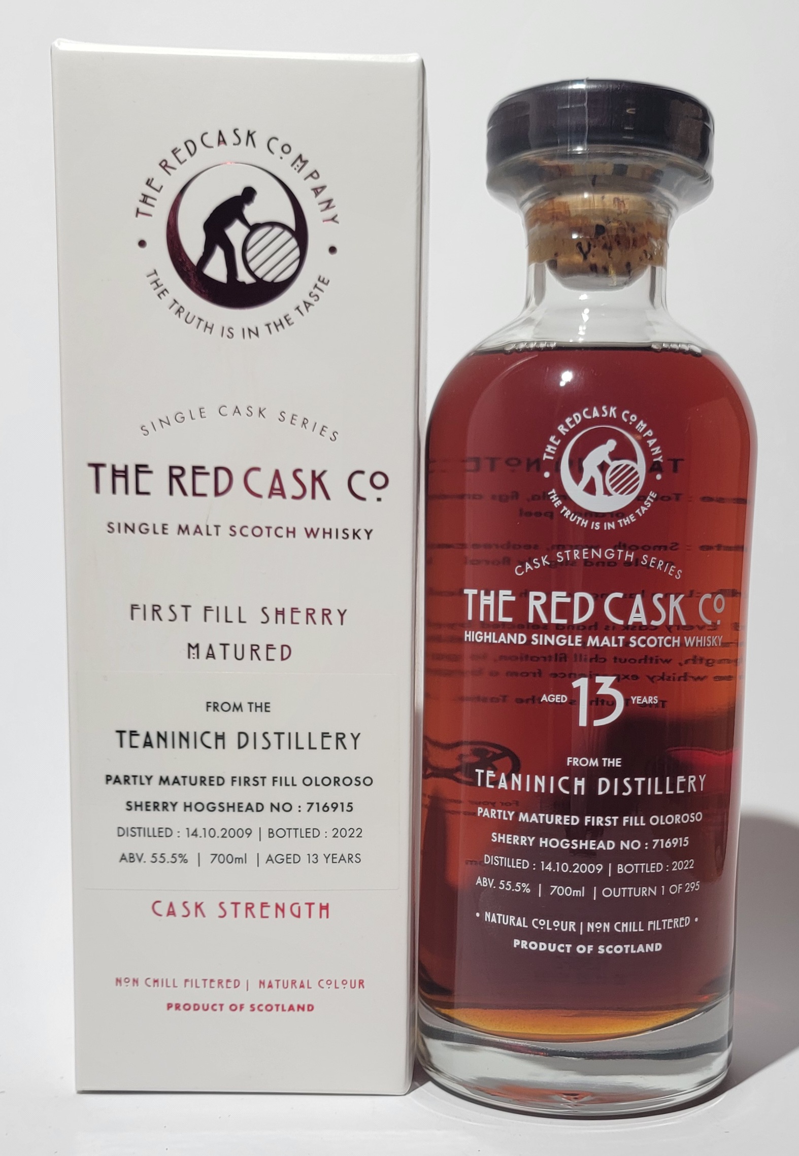 The Red Cask Company Teaninich 2009 13 Years Old
