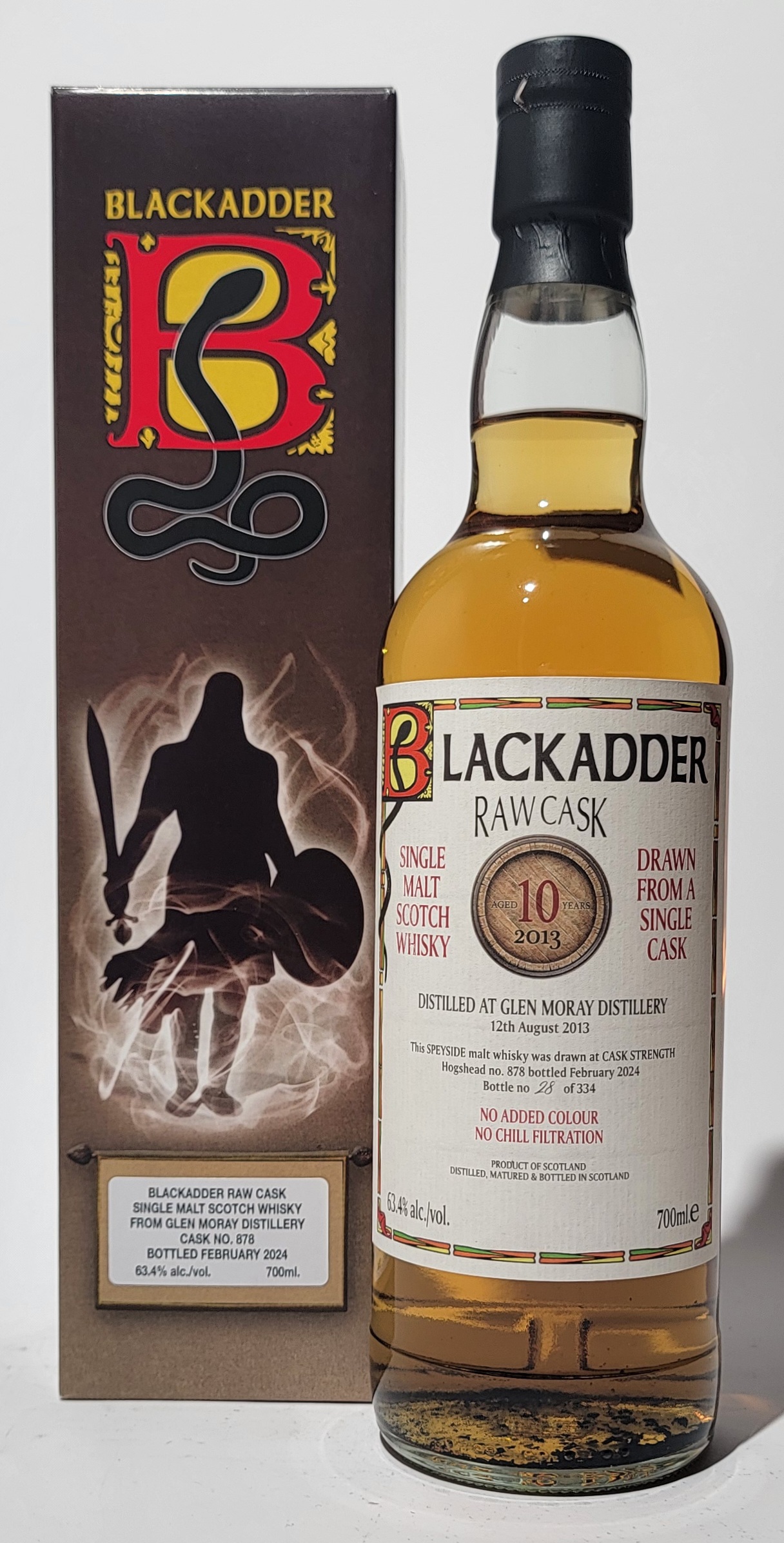Blackadder Raw Cask Glen Moray 2013 10 Years Old