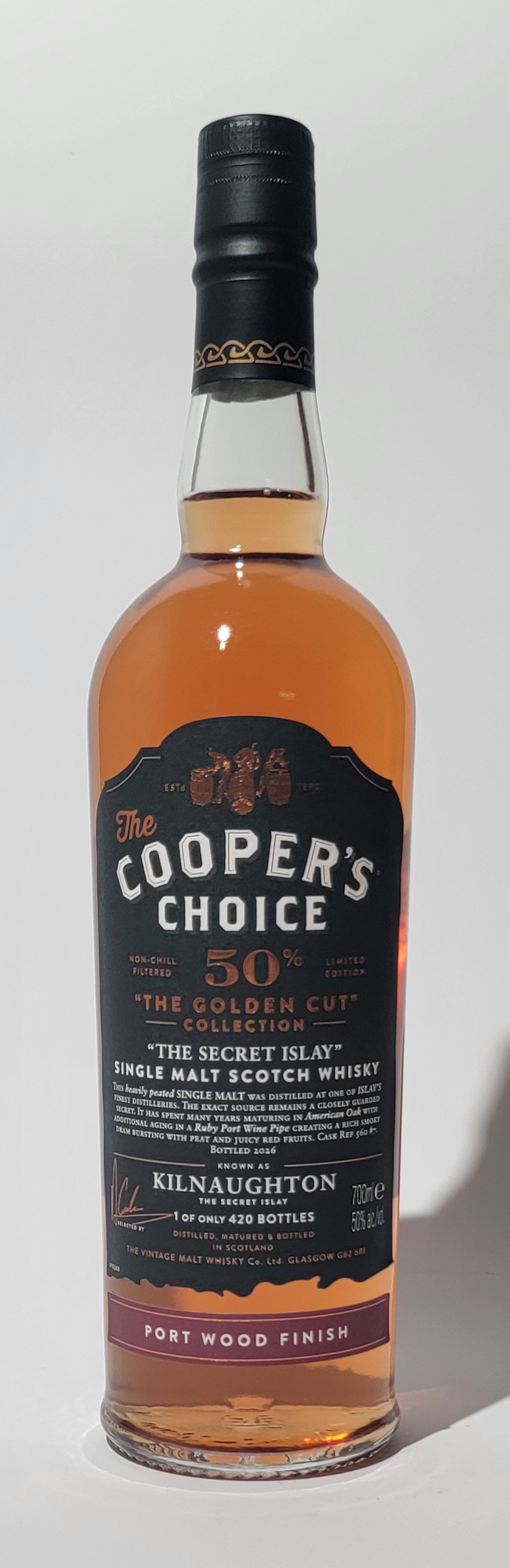 The Cooper's Choice 'THE GOLDEN CUT' Kilnaughton "Secret Islay"
