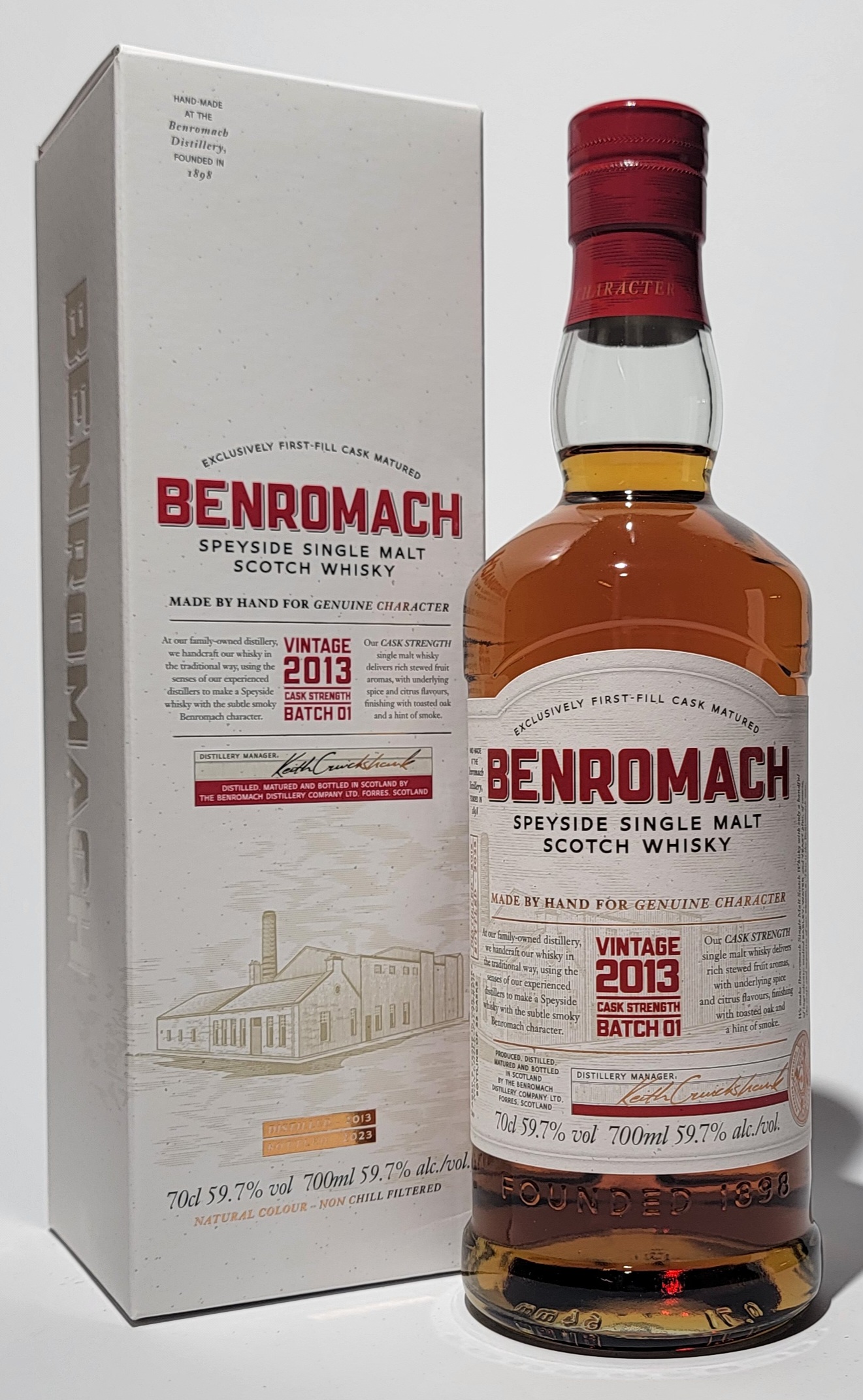 Benromach Cask Strength Batch 1 2013 Benromach Cask Strength Batch 1 2013
