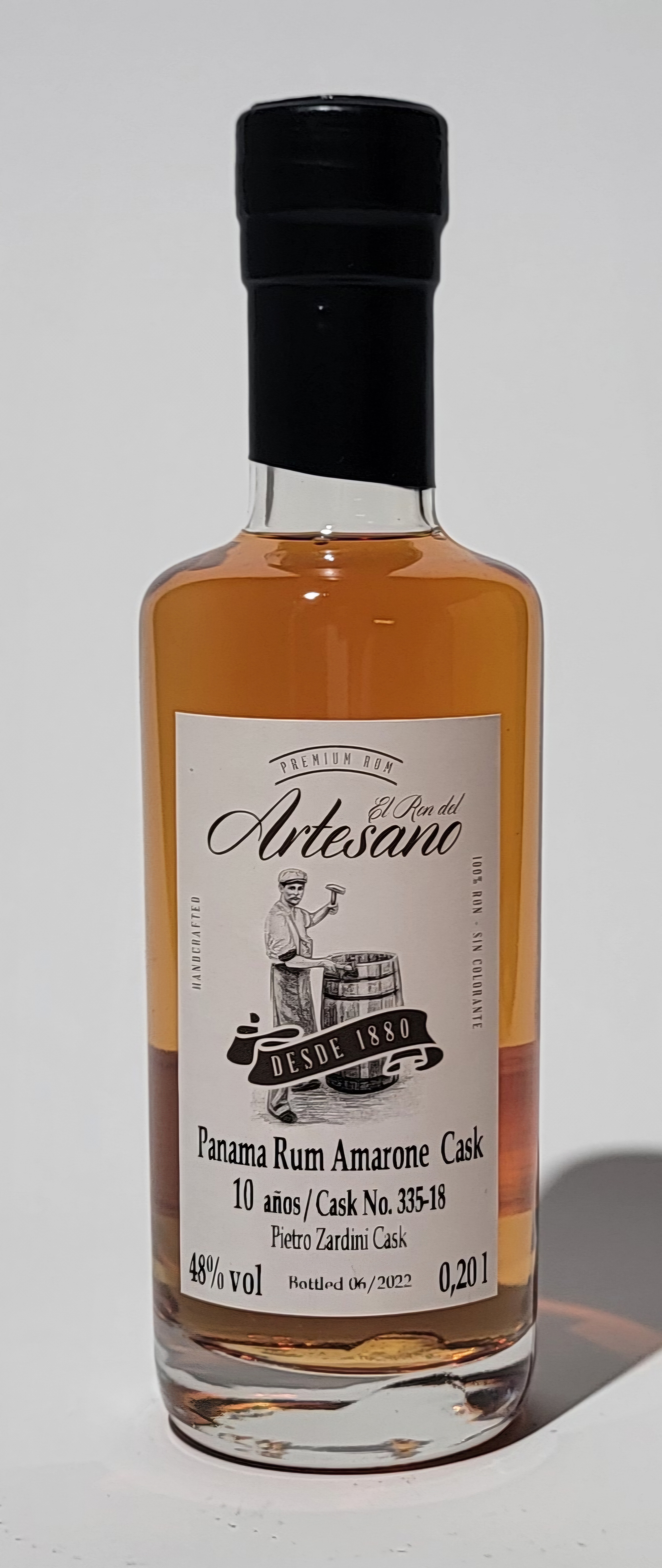 El Ron del Artesano 10 Years Old Amarone Cask Finish - Mini