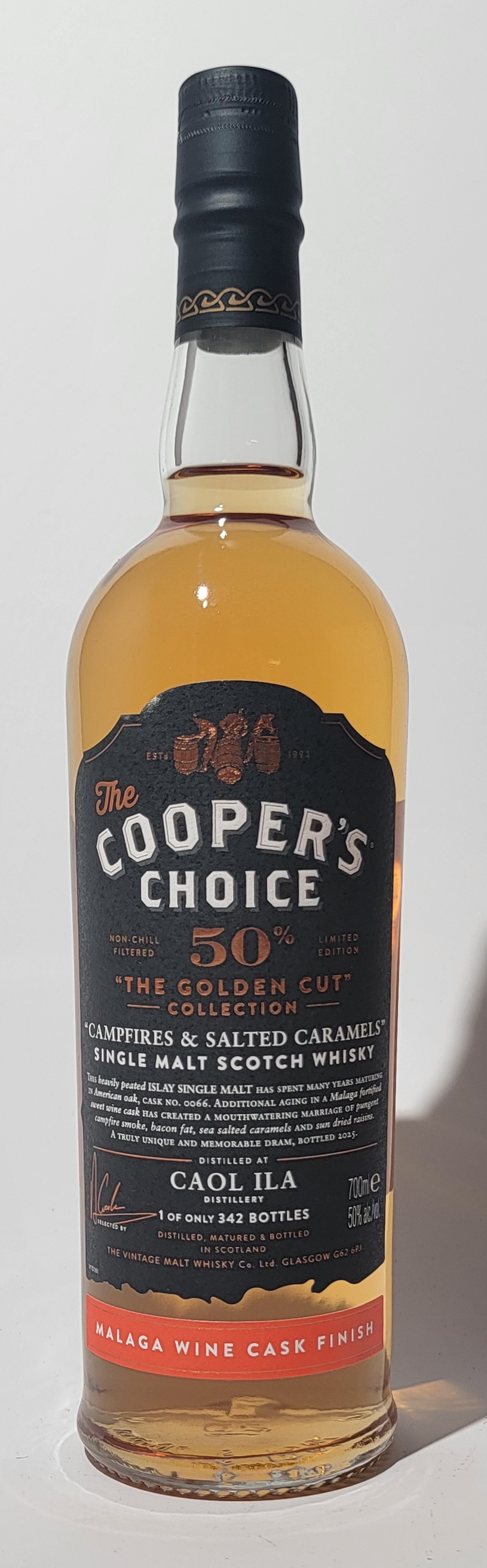 The Cooper's Choice 'THE GOLDEN CUT' Caol Ila - 'Campfires & Salted Caramels'