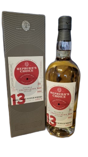 Hunter Laing 'Hepburn's Choice' Craigellachie  2009 13 Years Old