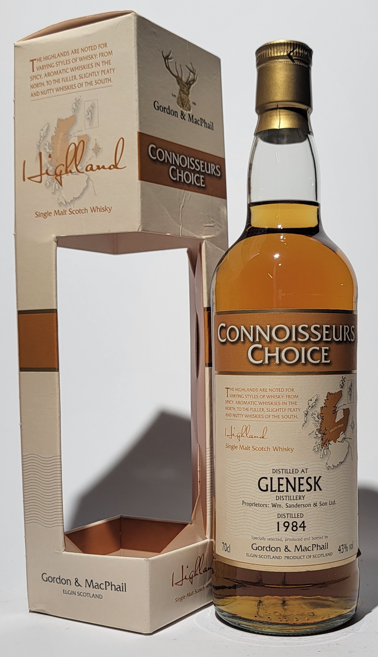 Gordon & MacPhail 'Connoisseurs Choice' Glen Esk 1984 20 Years Old